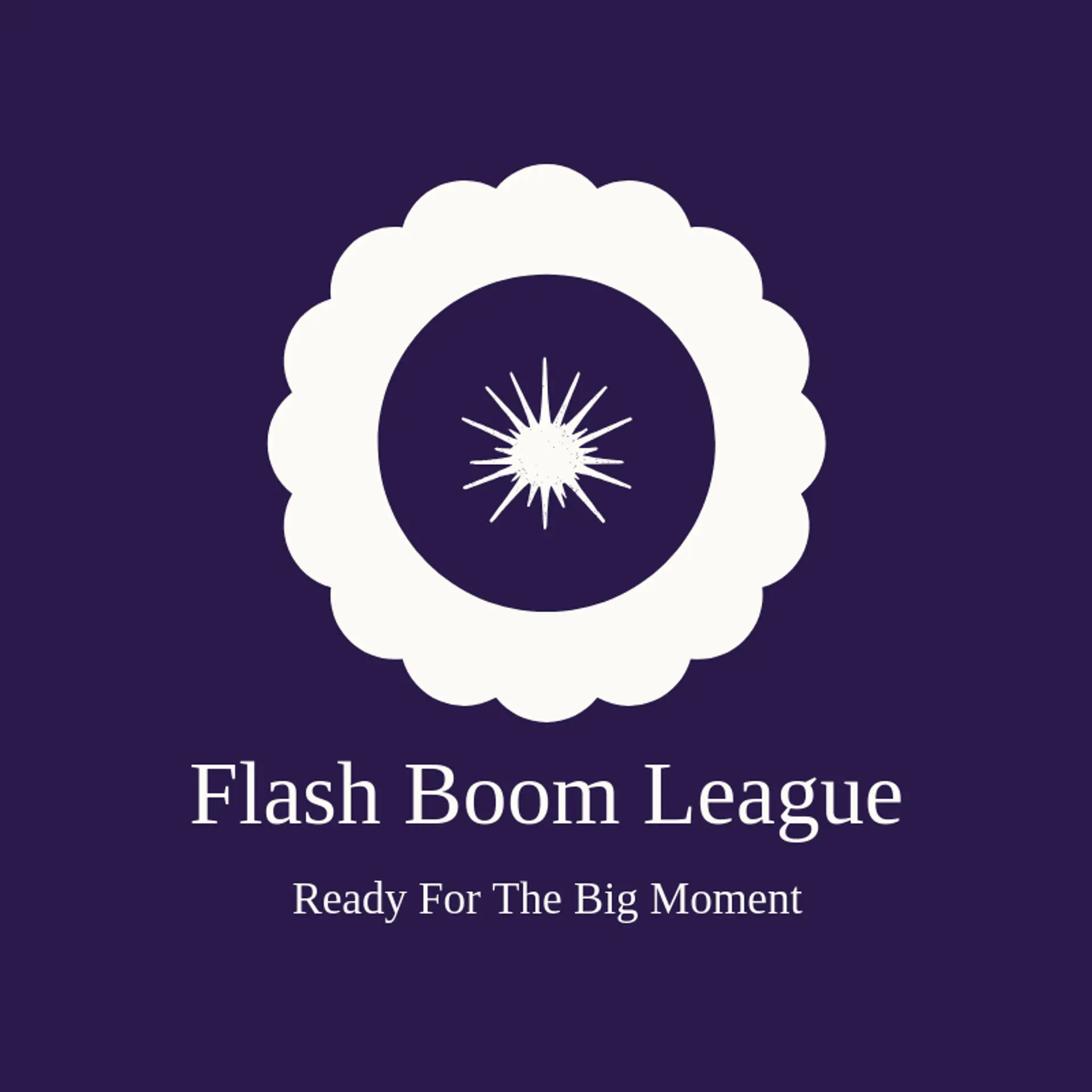 Flash Boom League logo for explosion