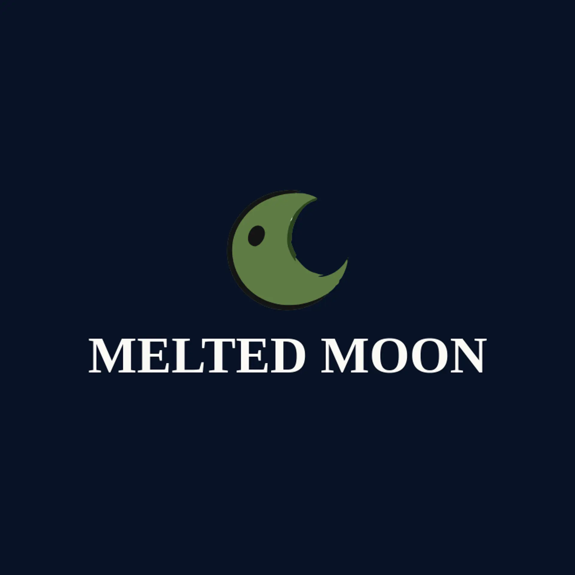 Melted Moon logo for slime