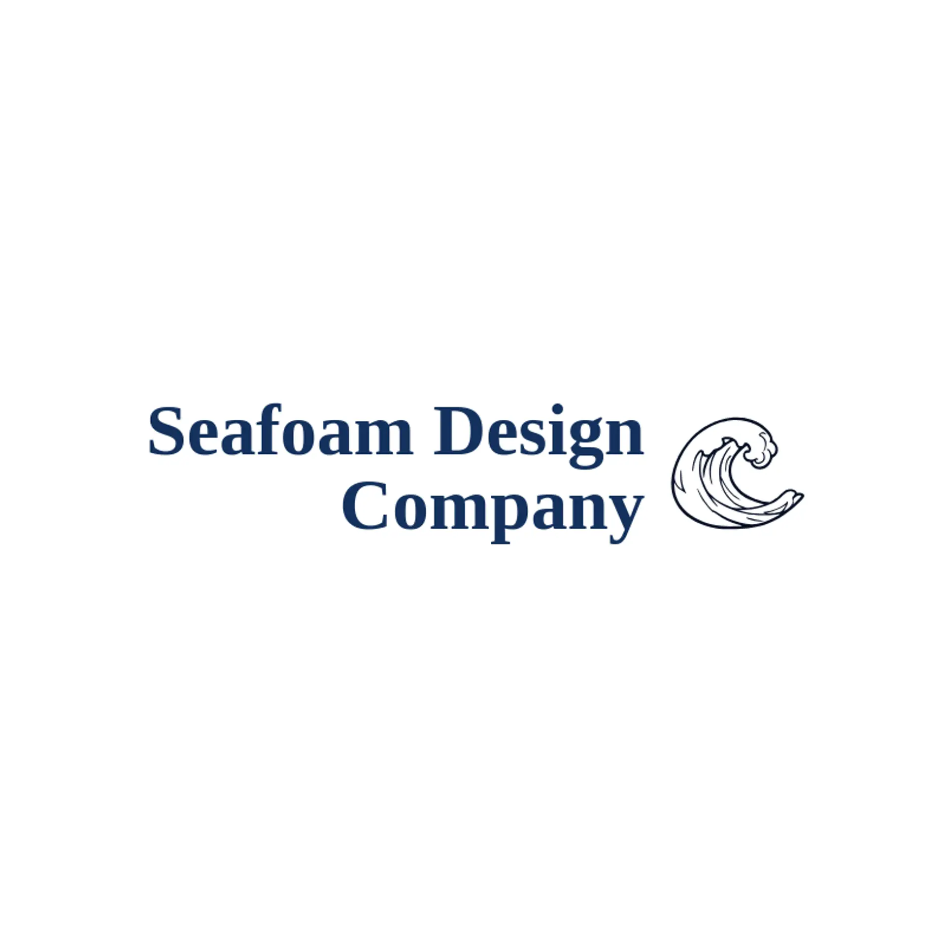 Seafoam Design Company logo for tsunami
