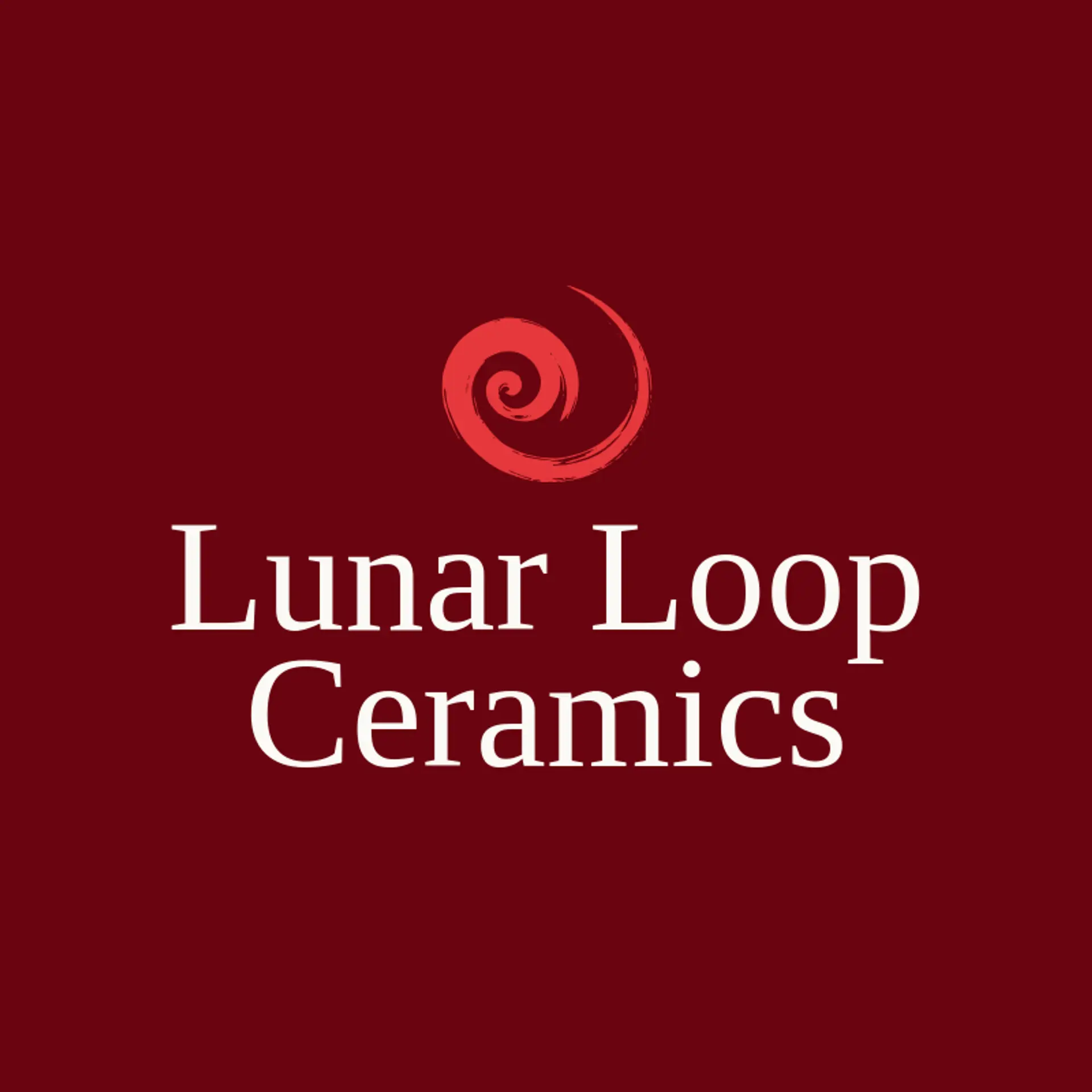 Lunar Loop Ceramics logo for swirl
