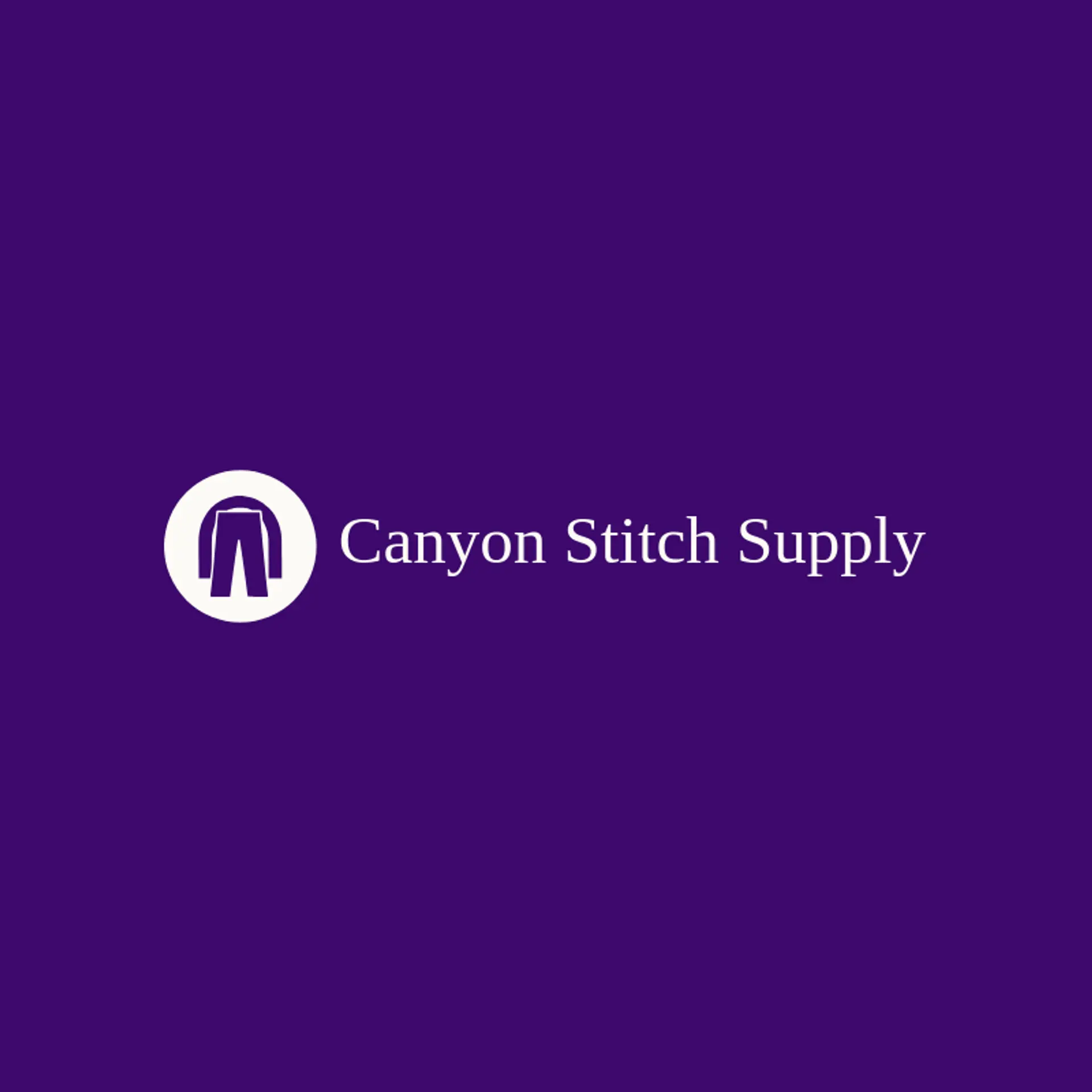 Canyon Stitch Supply logo for denim