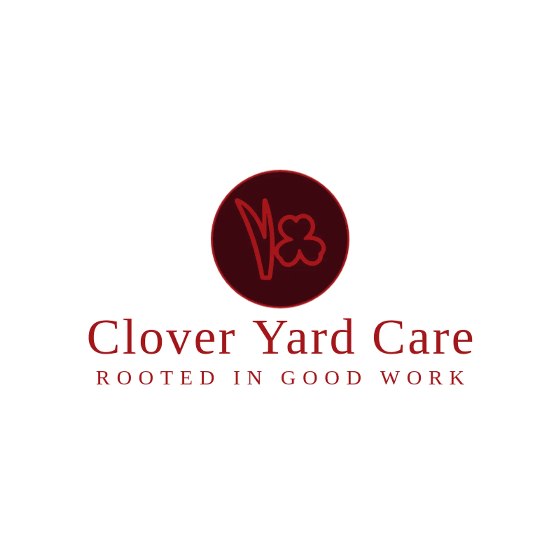 Clover Yard Care logo for lawncare