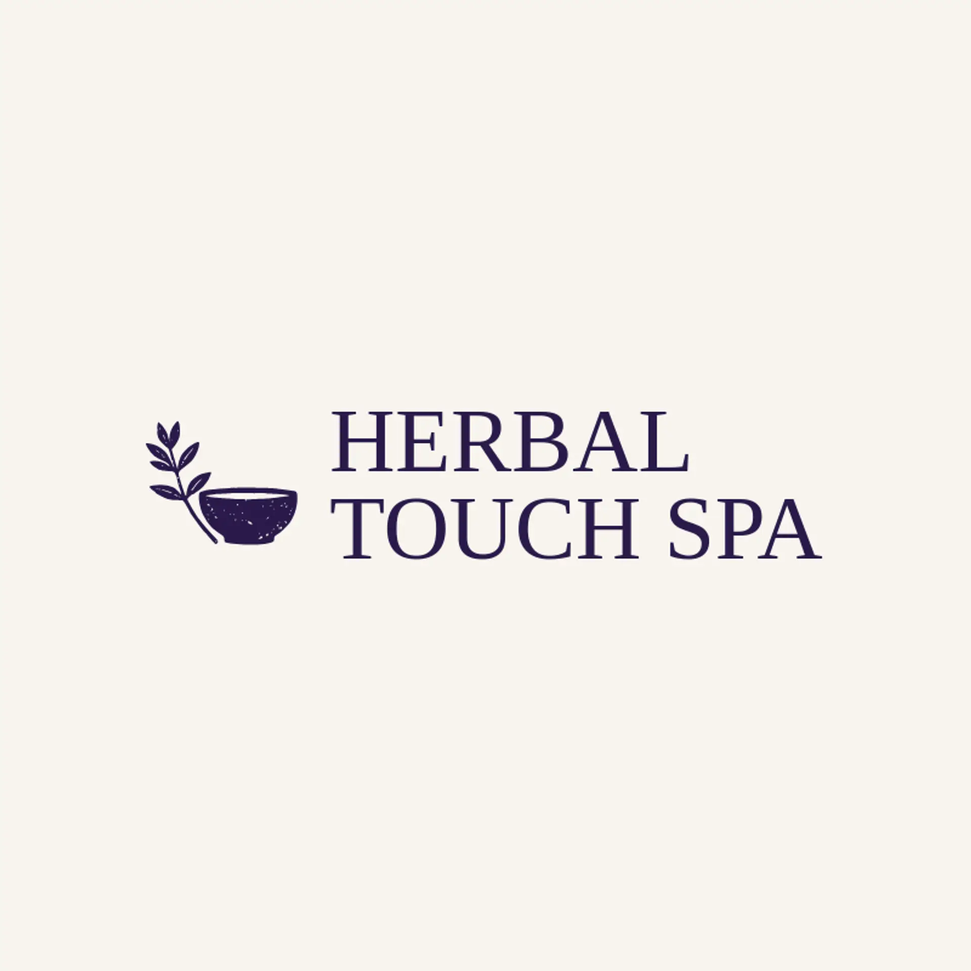 Herbal Touch Spa logo for massage