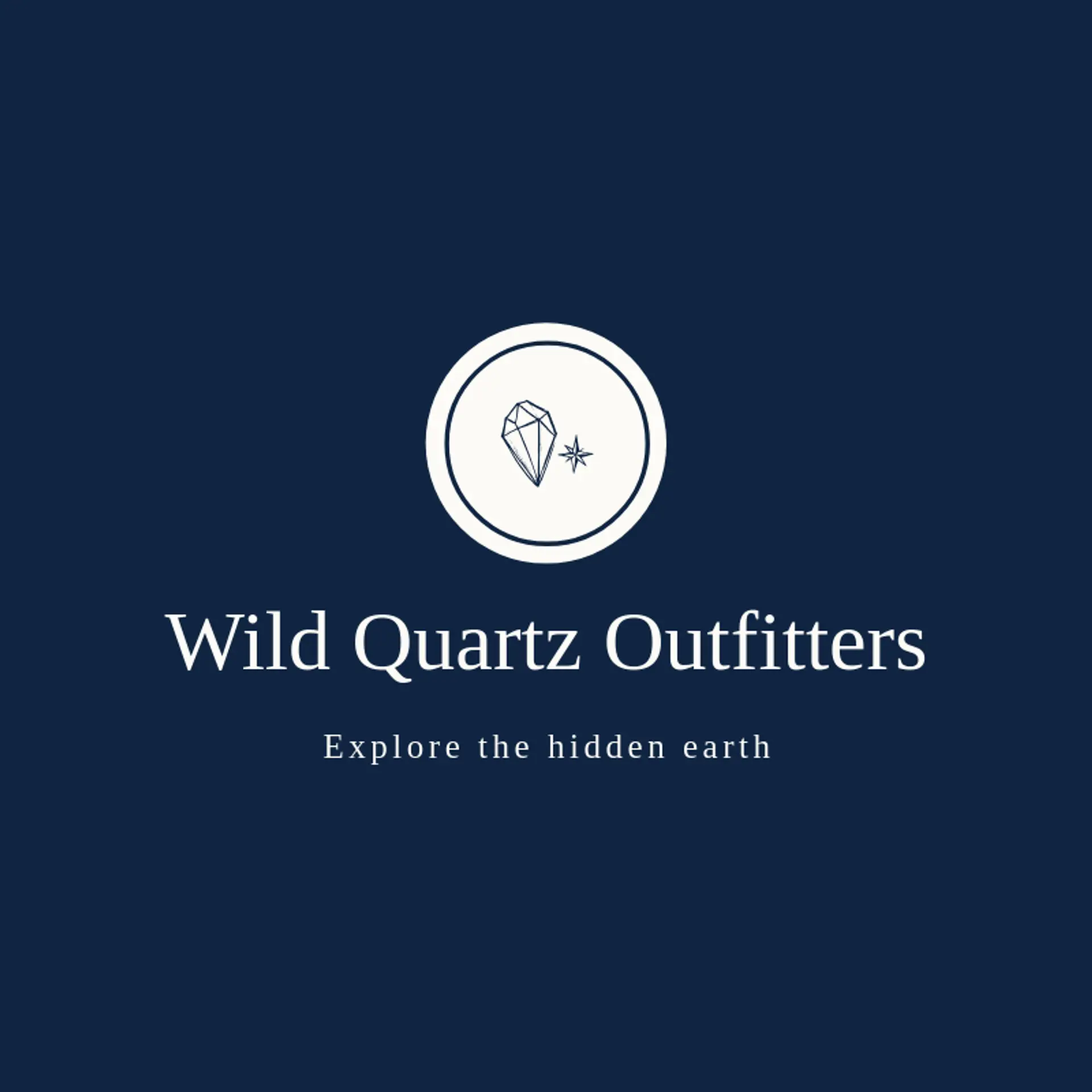 Wild Quartz Outfitters logo for crystal
