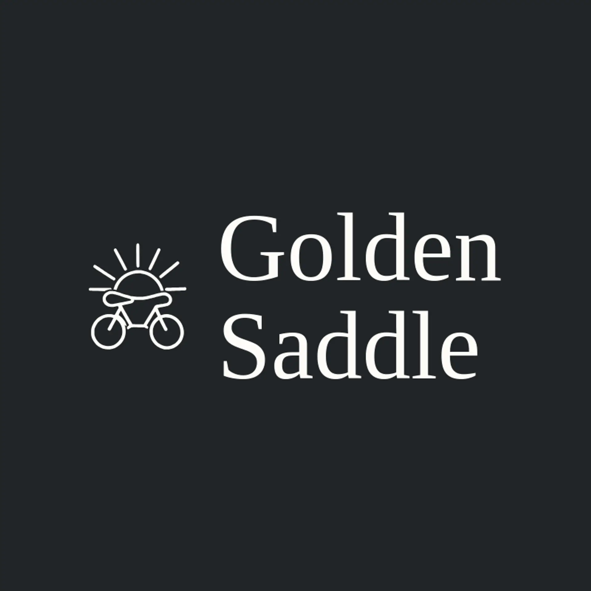 Golden Saddle logo for bike
