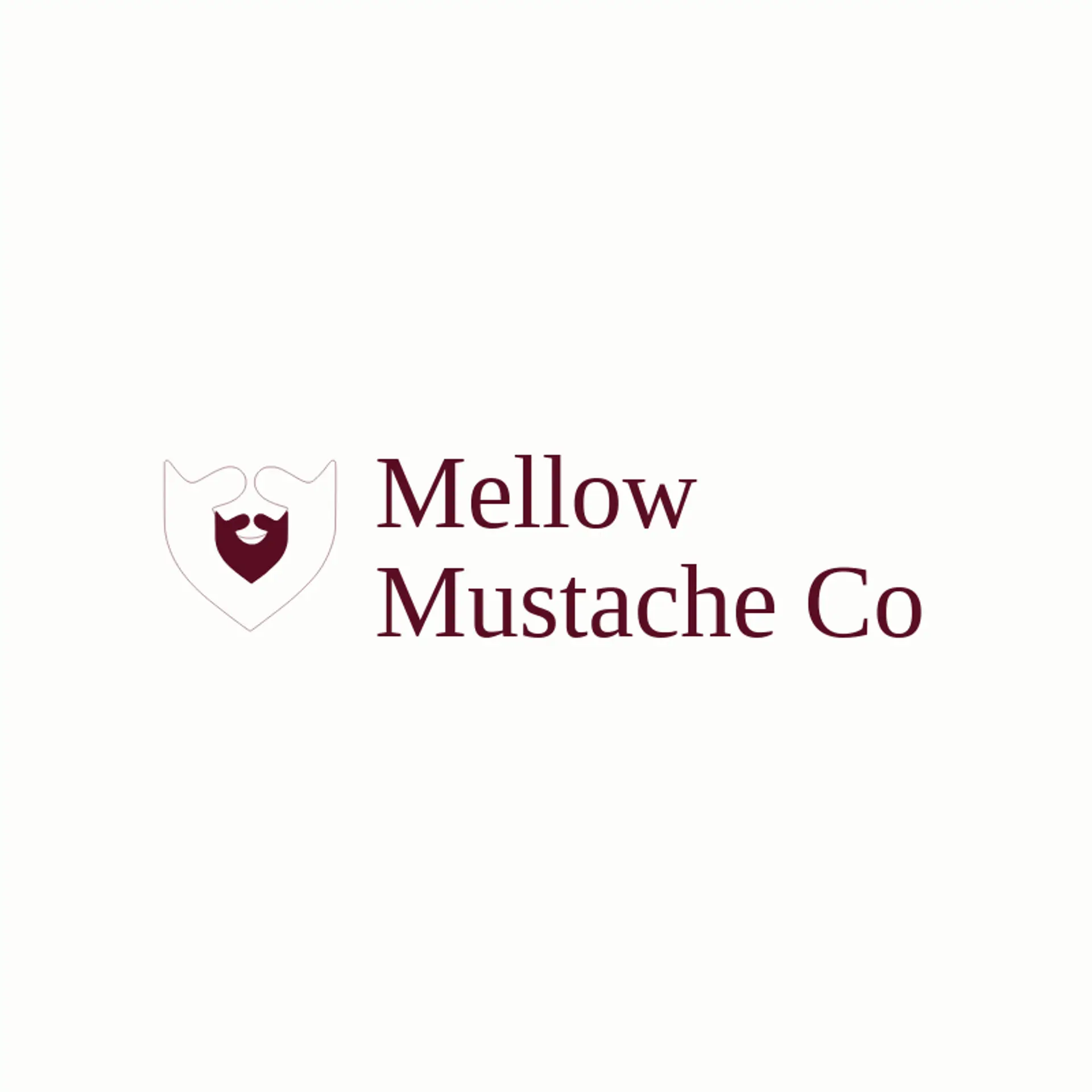 Mellow Mustache Co logo for beard