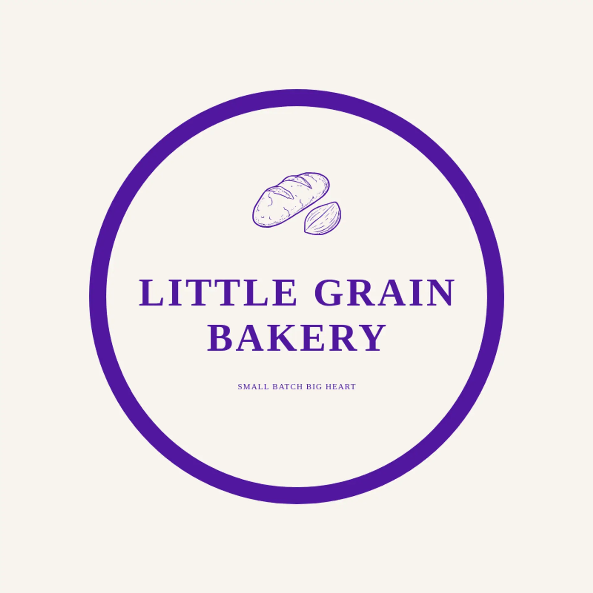 Little Grain Bakery logo for sourdough