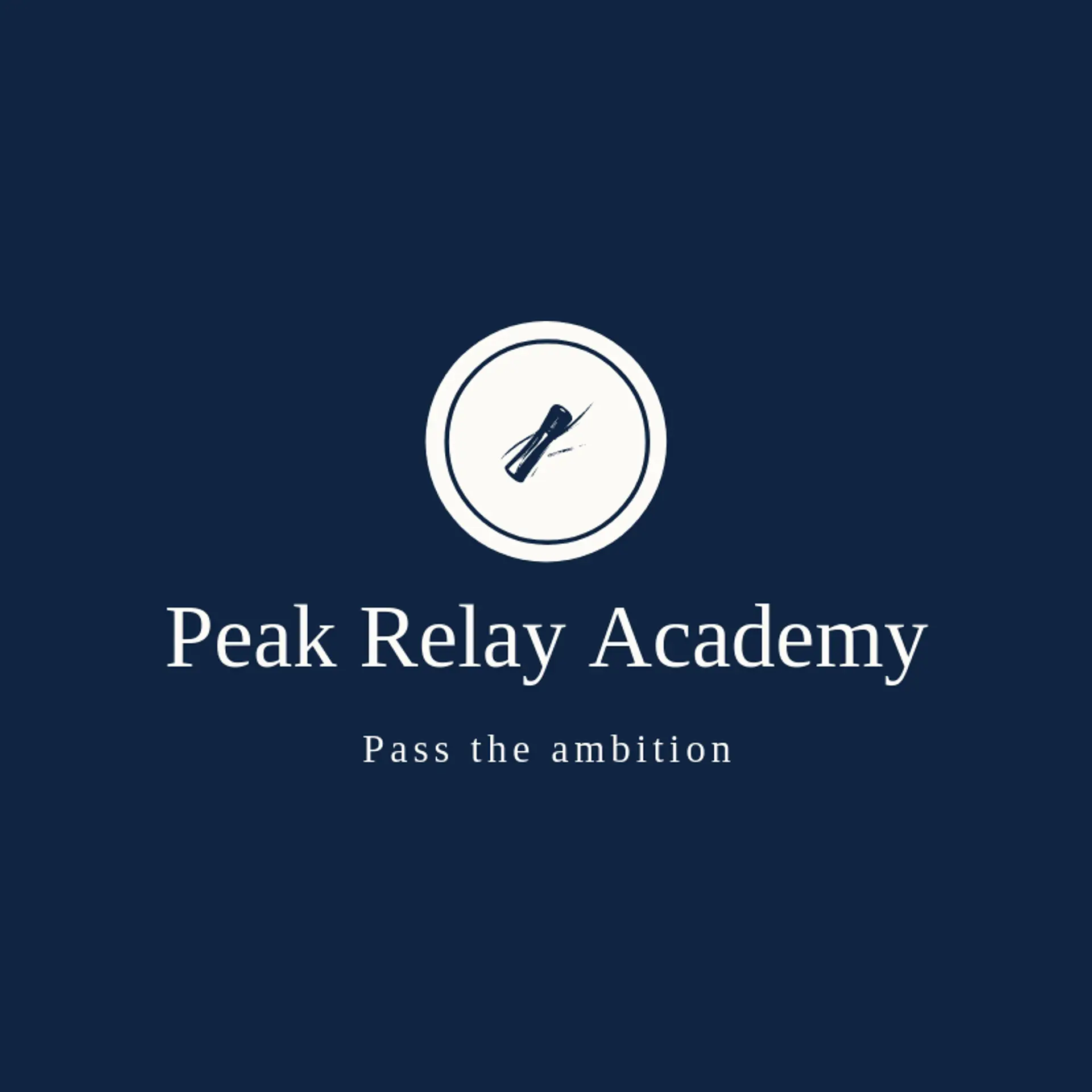 Peak Relay Academy logo for olympic