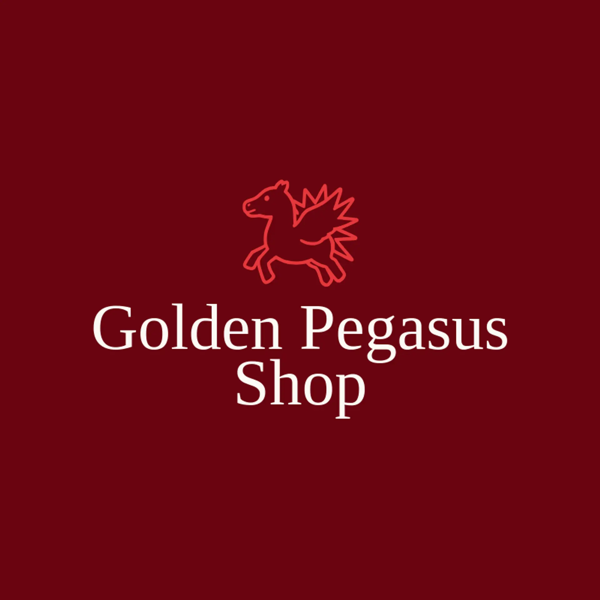 Golden Pegasus Shop logo for pegasus