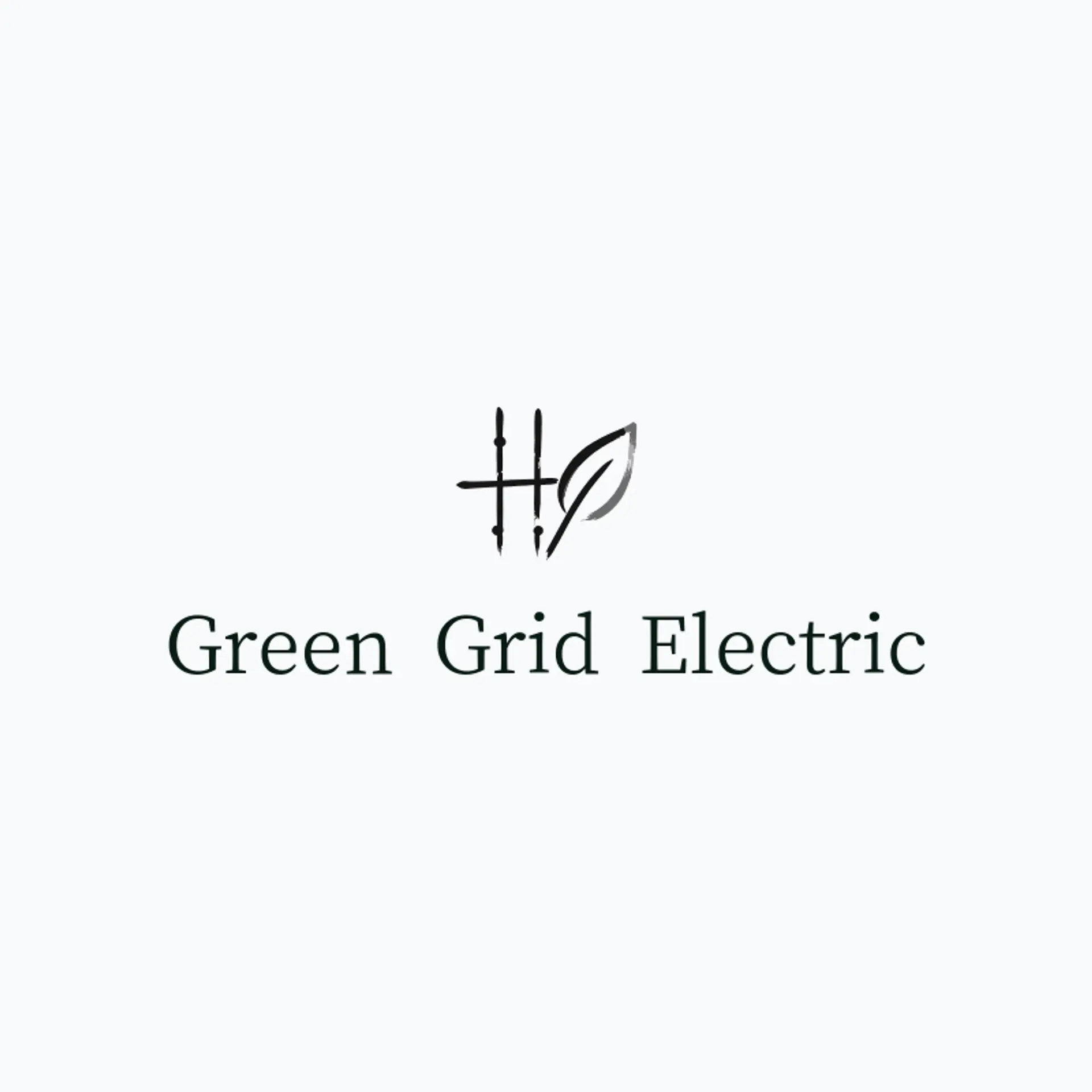 Green Grid Electric logo for electric