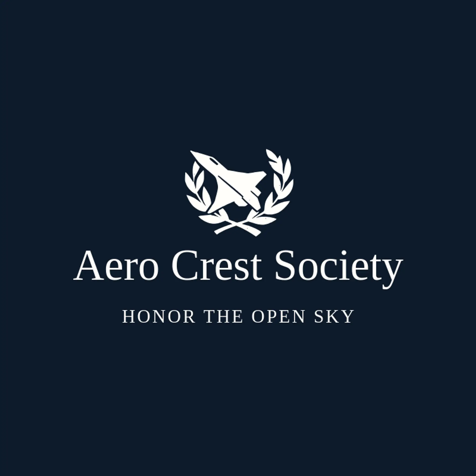 Aero Crest Society logo for airforce