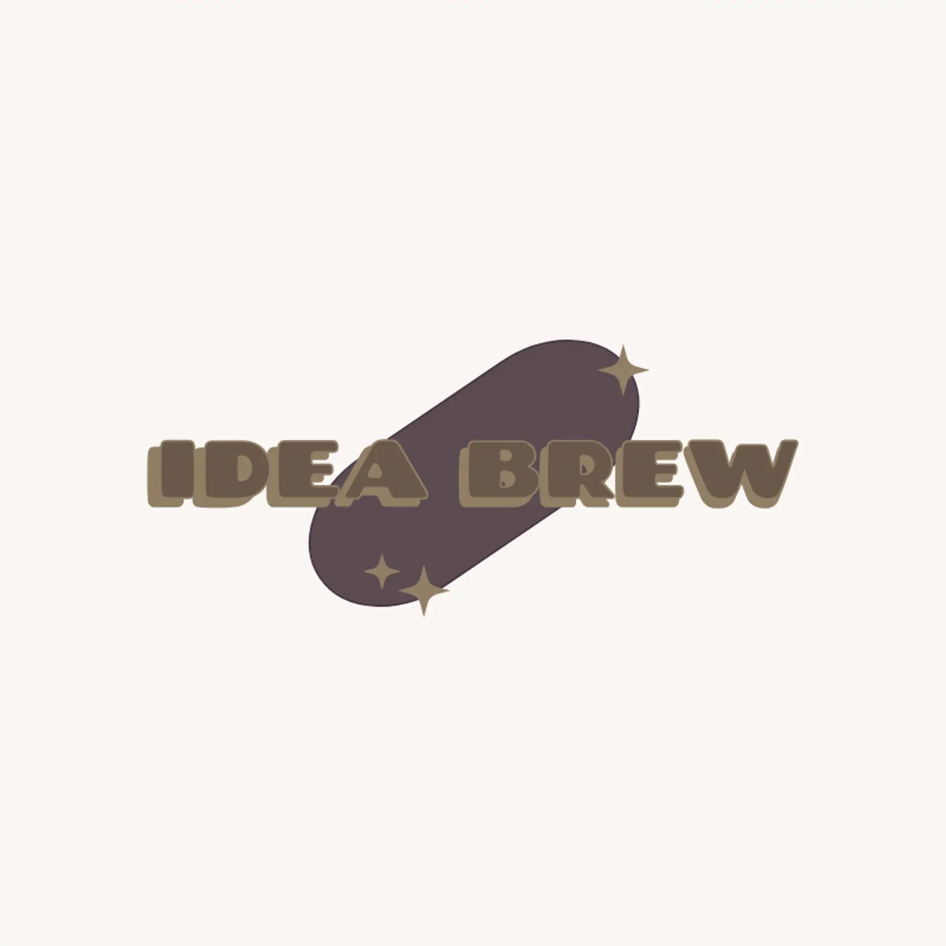 Idea Brew logo for creative cafe