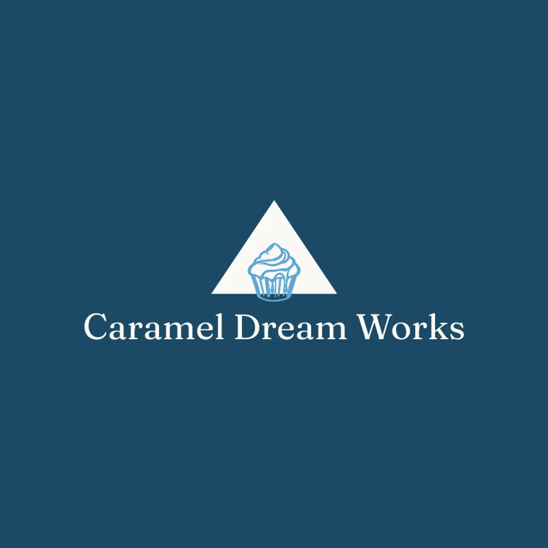 Caramel Dream Works logo for cupcake