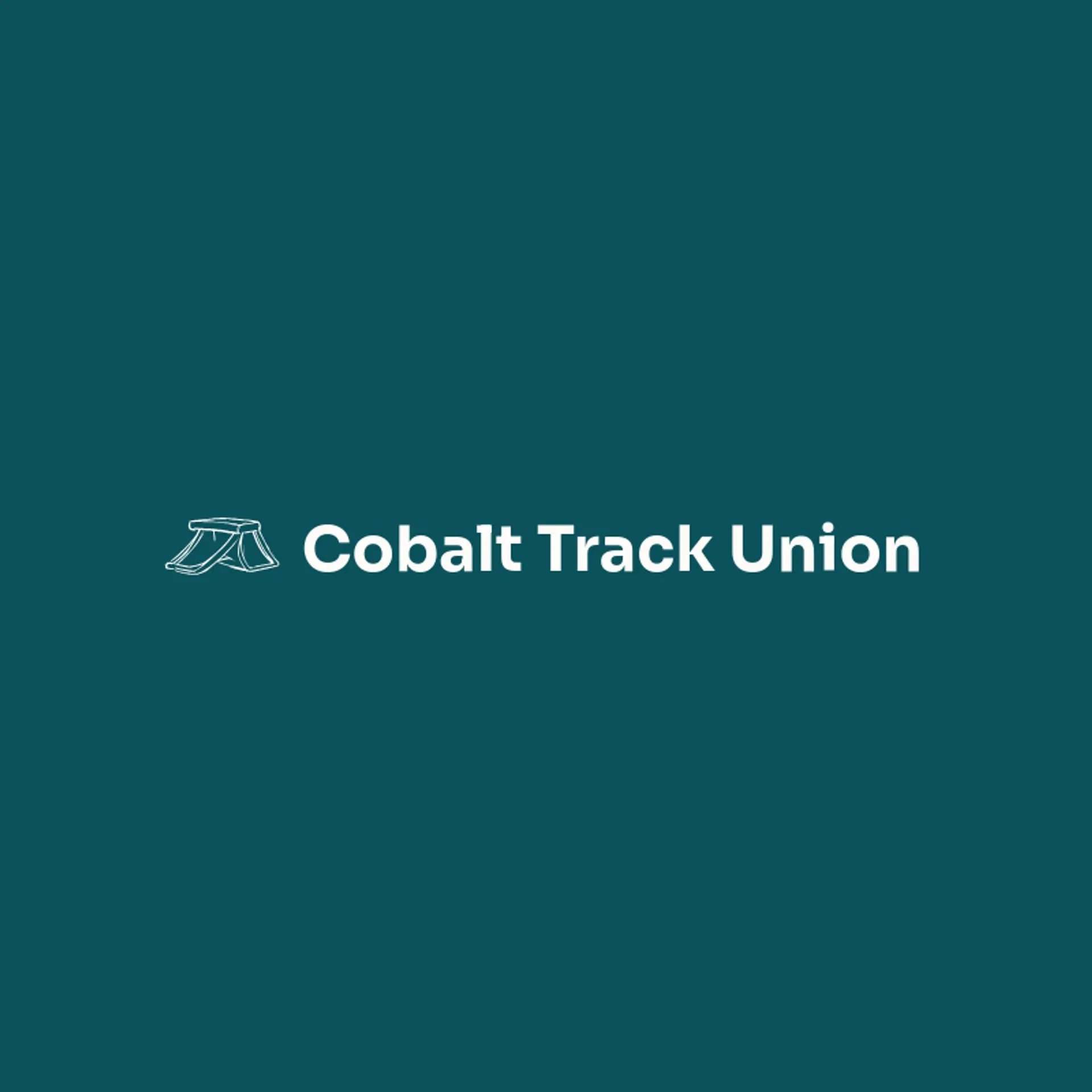 Cobalt Track Union logo for track and field