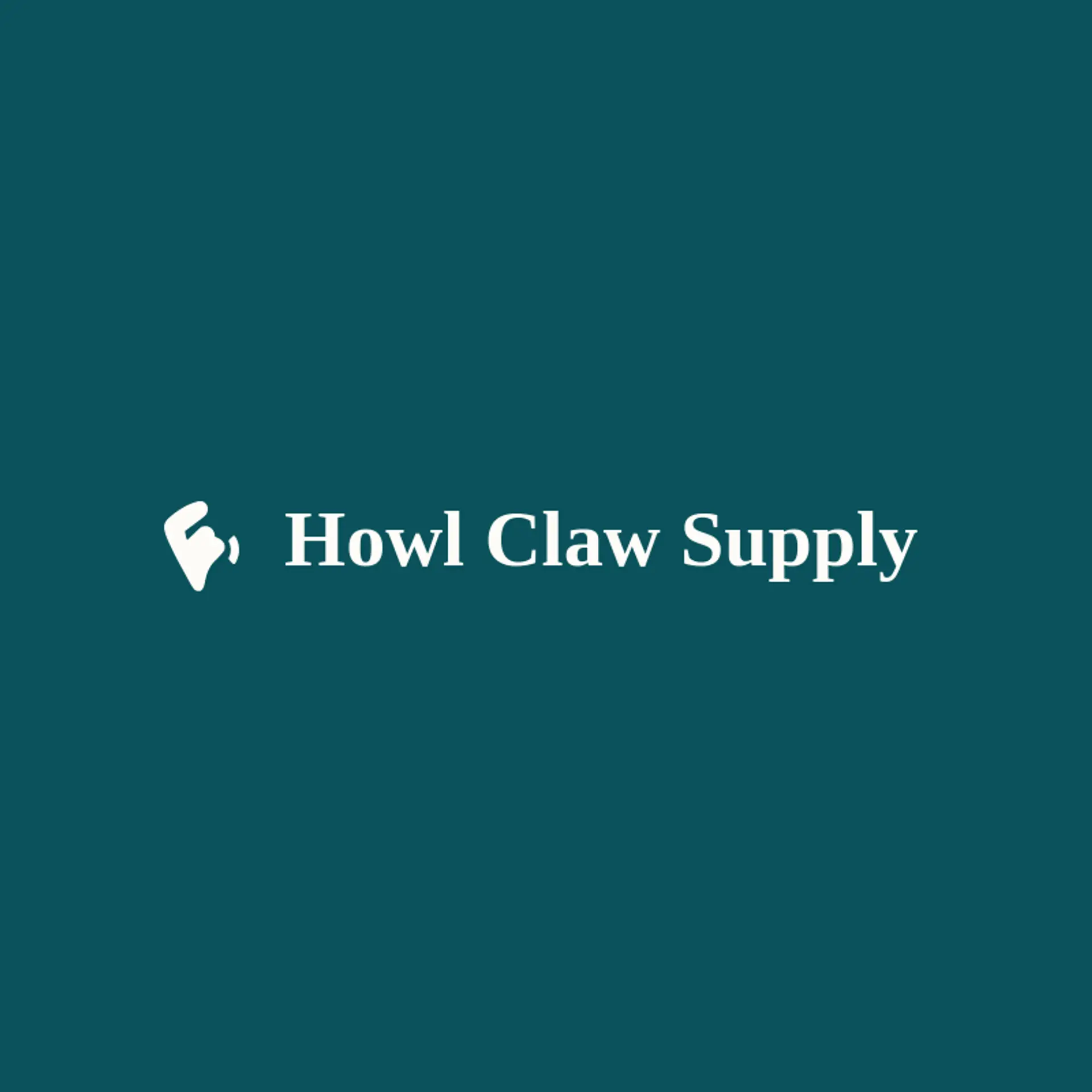 Howl Claw Supply logo for claw
