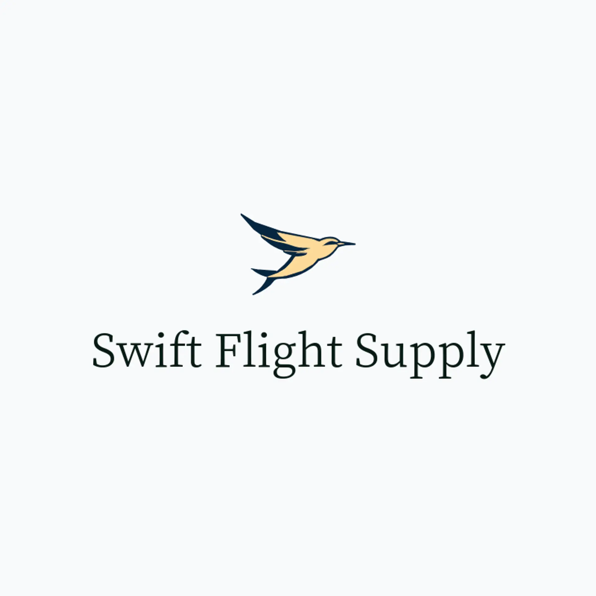 Swift Flight Supply logo for swift