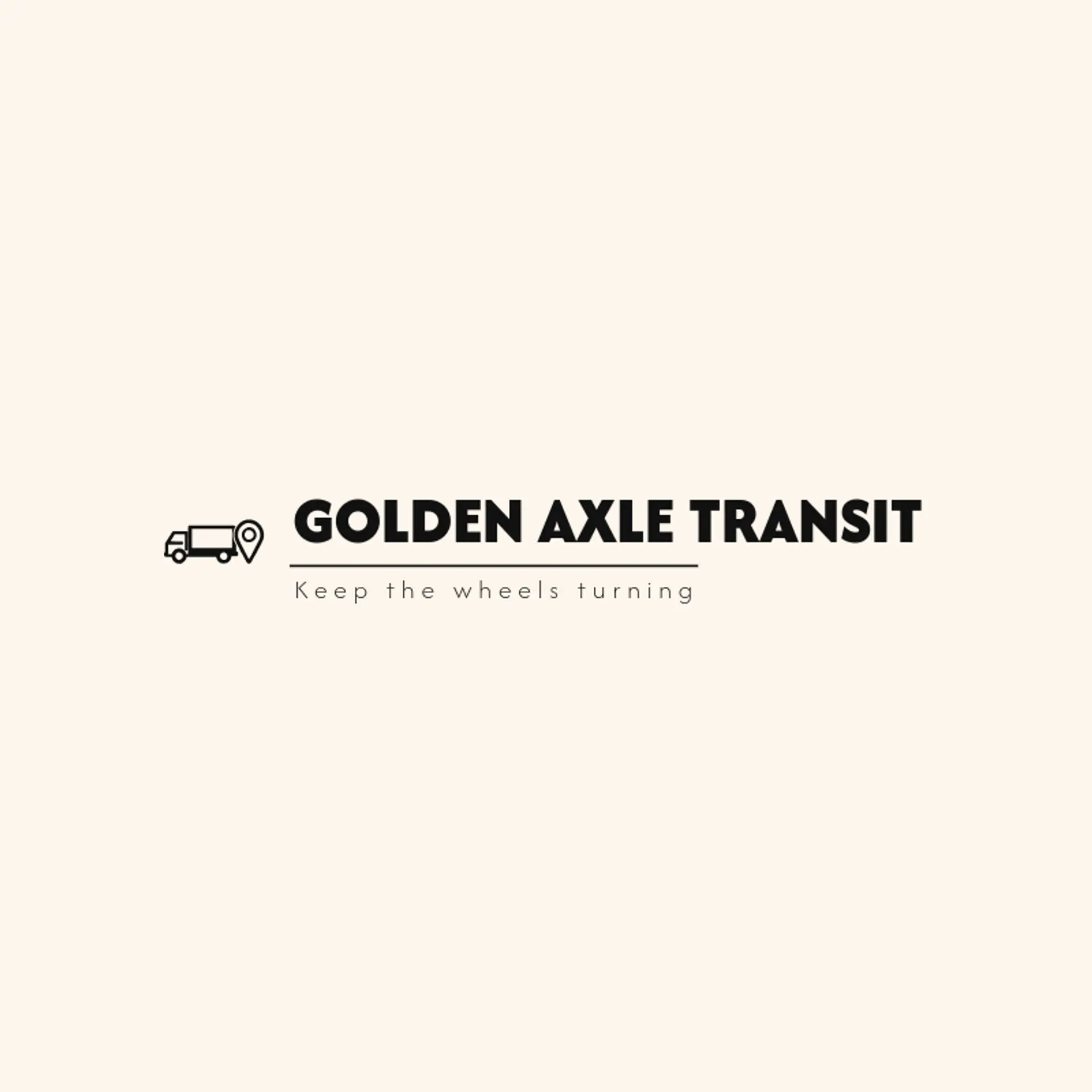 Golden Axle Transit logo for truck
