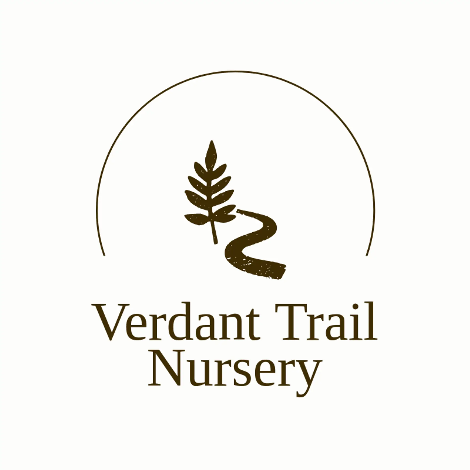 Verdant Trail Nursery logo for fern