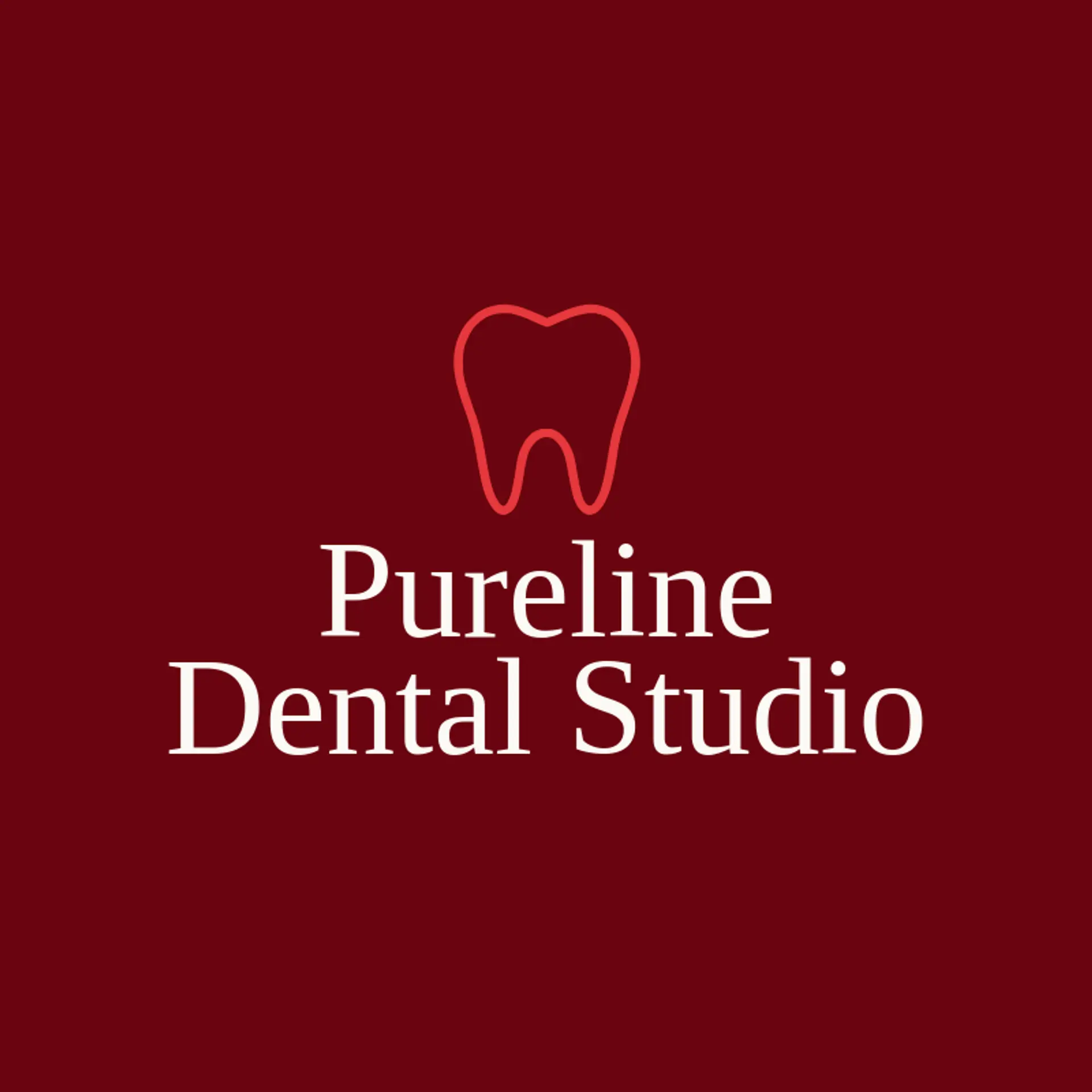 Pureline Dental Studio logo for dentistry
