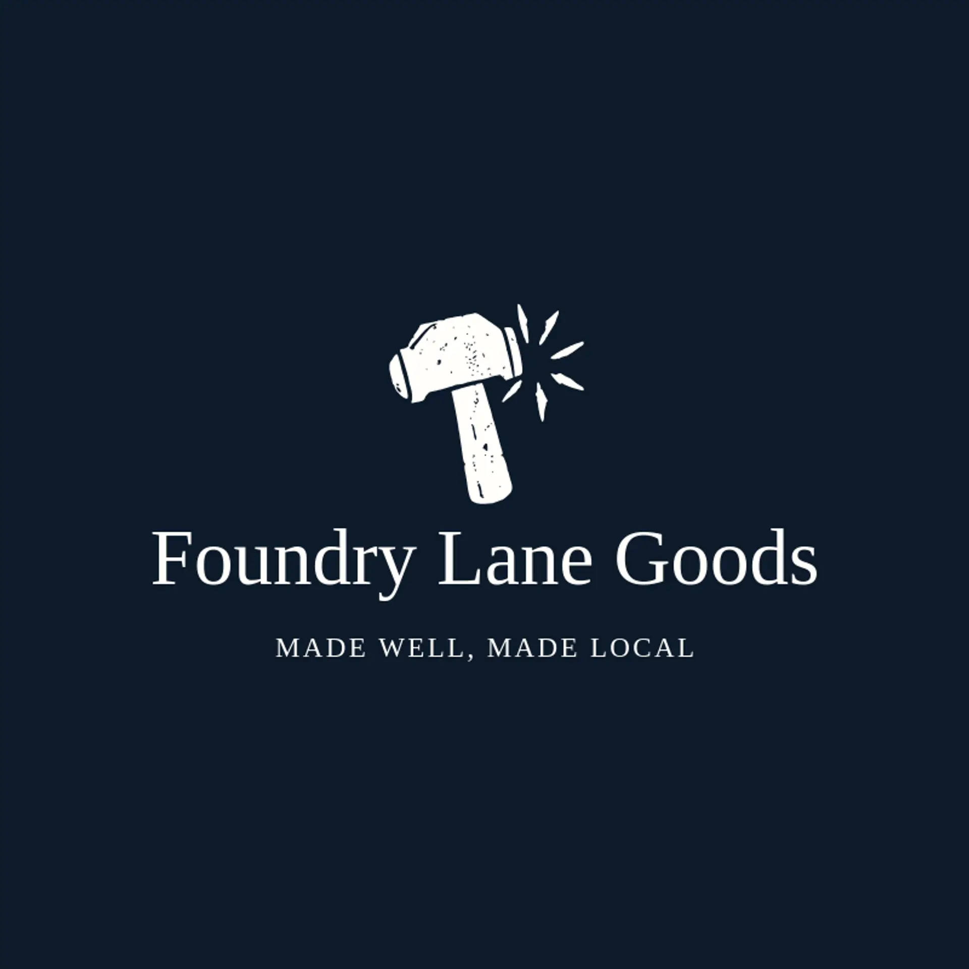 Foundry Lane Goods logo for small business