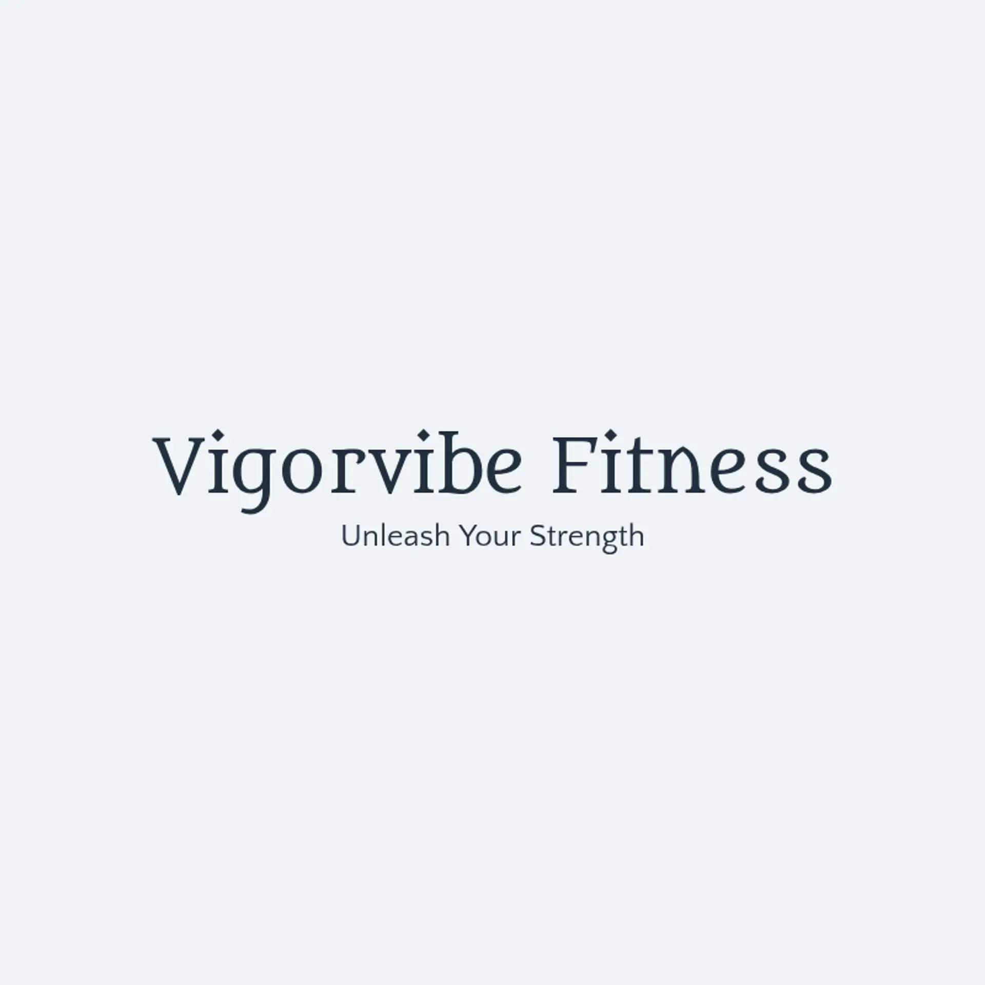VigorVibe Fitness logo for fitness club