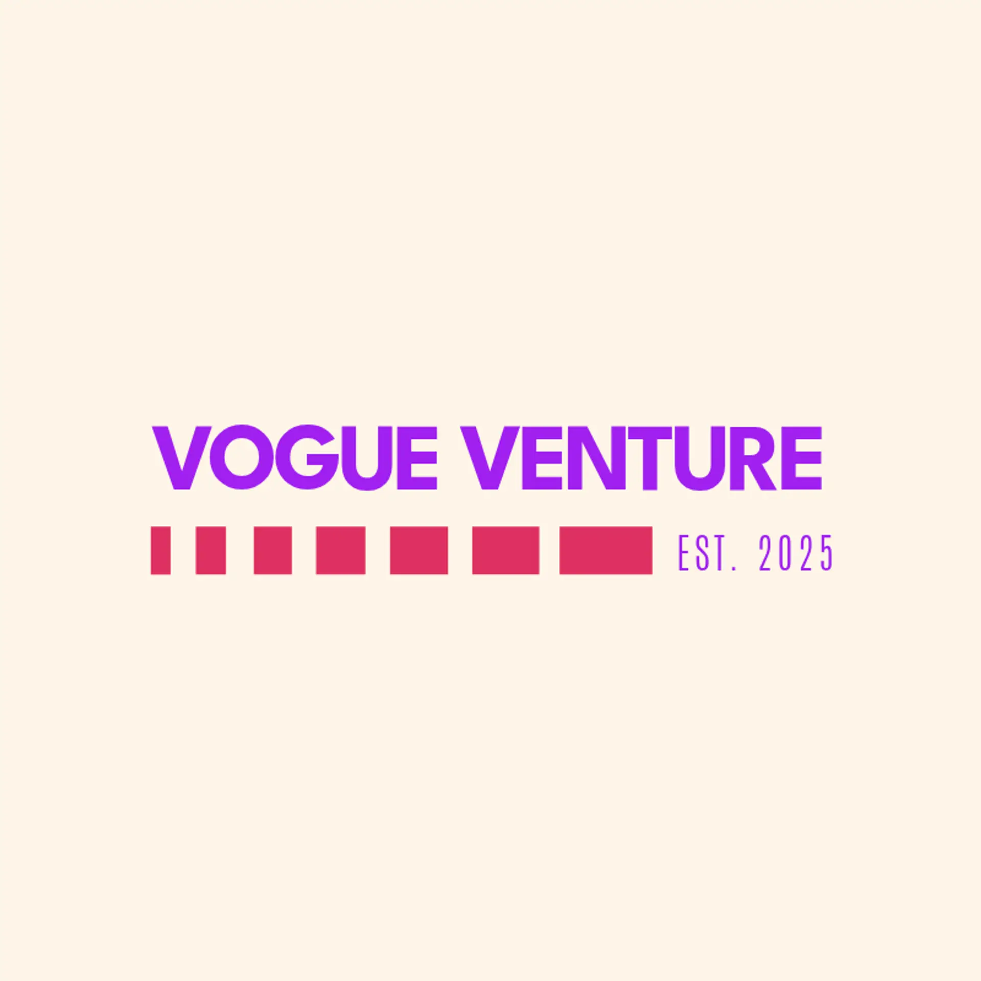 Vogue Venture logo for fashion line