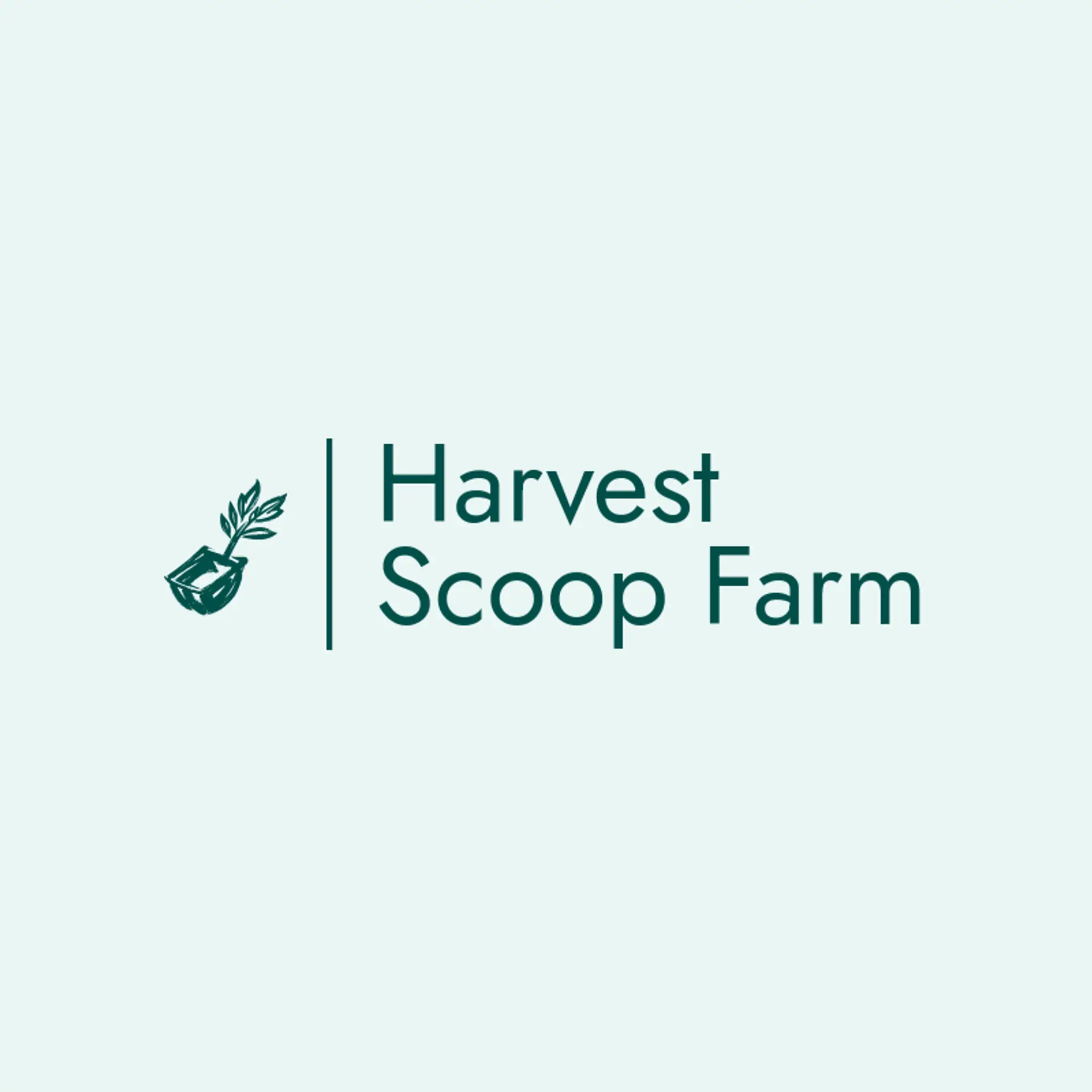 Harvest Scoop Farm logo for poultry farm