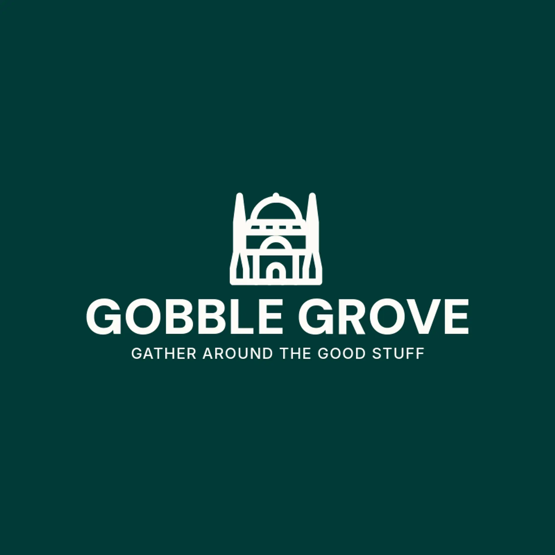 Gobble Grove logo for turkey