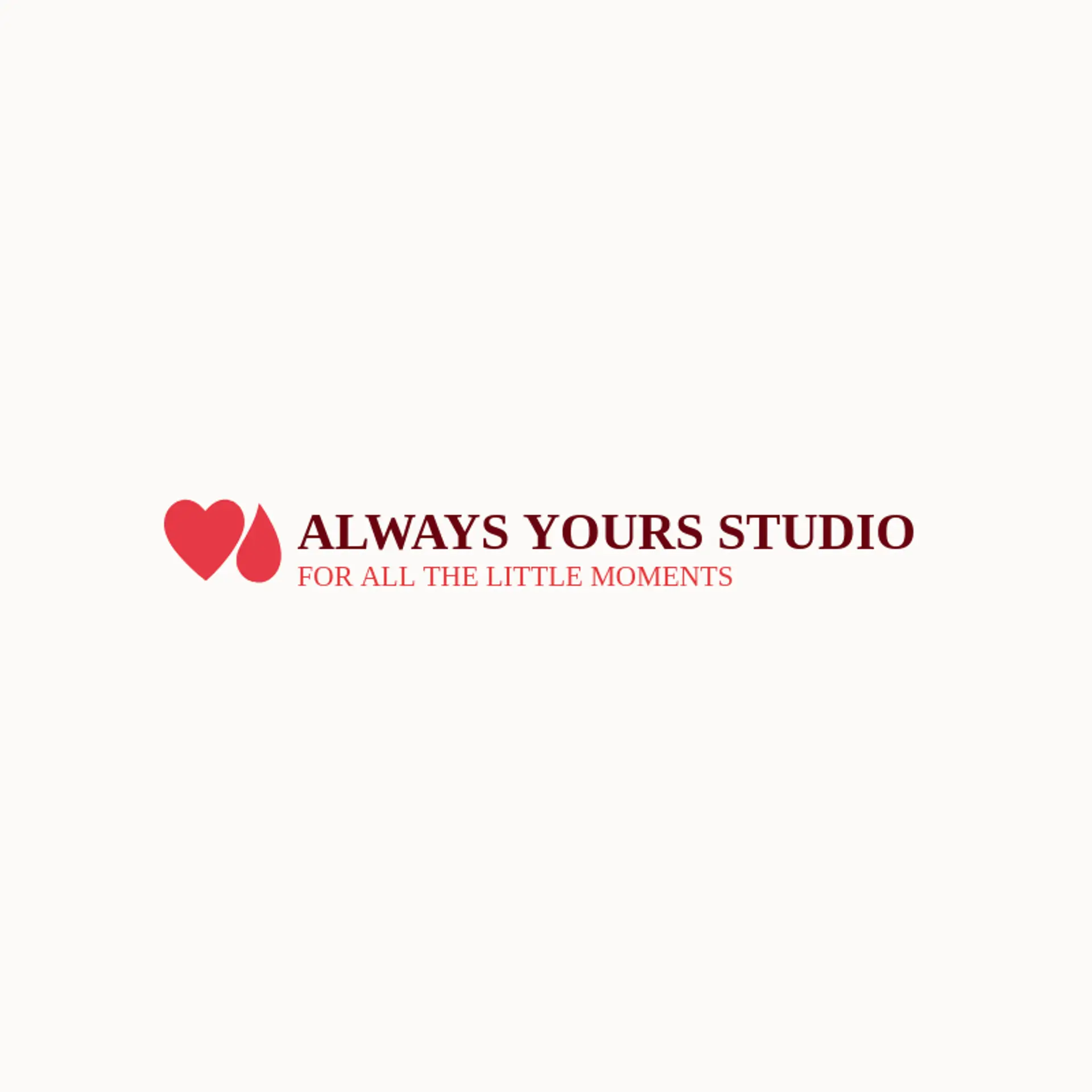 Always Yours Studio logo for lover