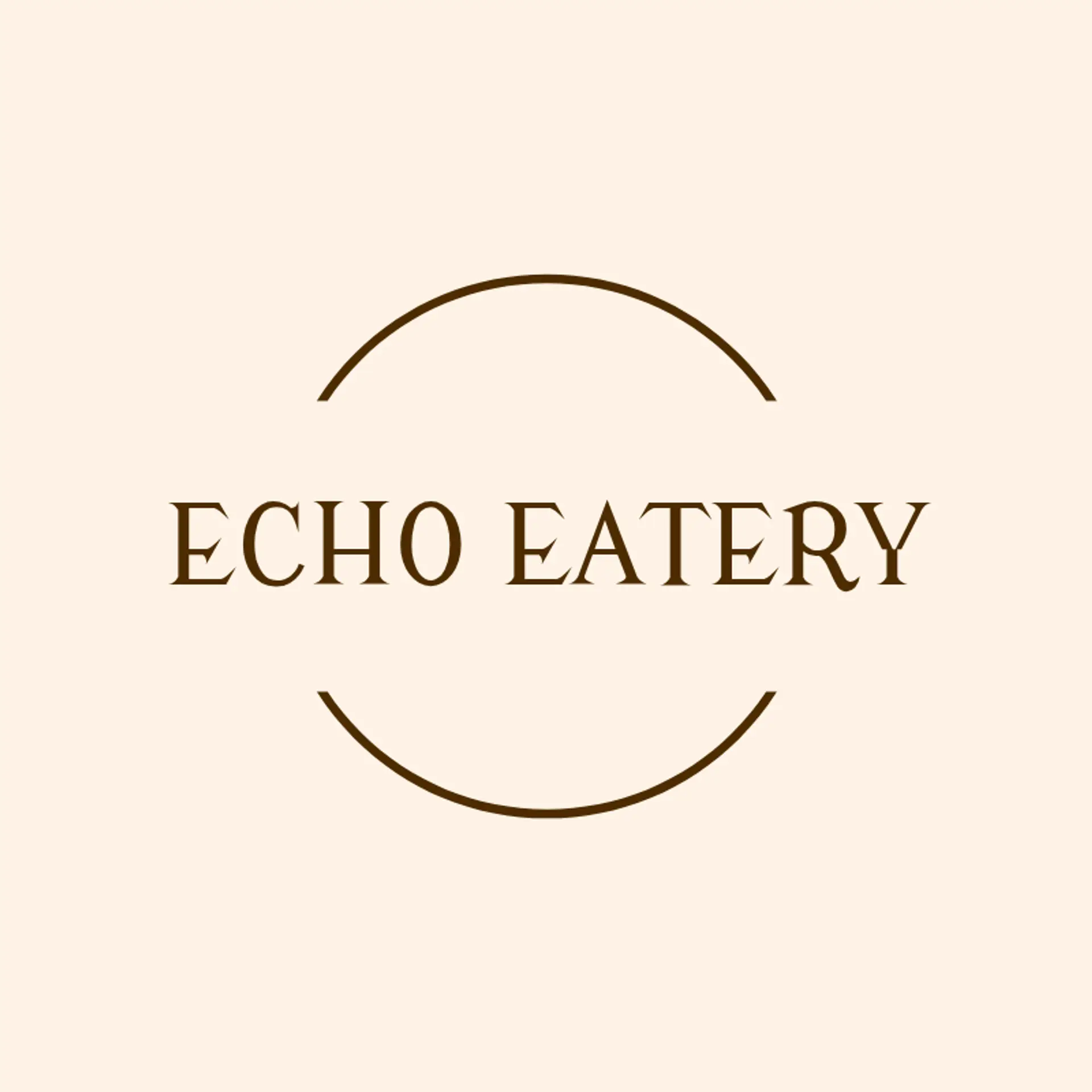 Echo Eatery logo for bar restaurant