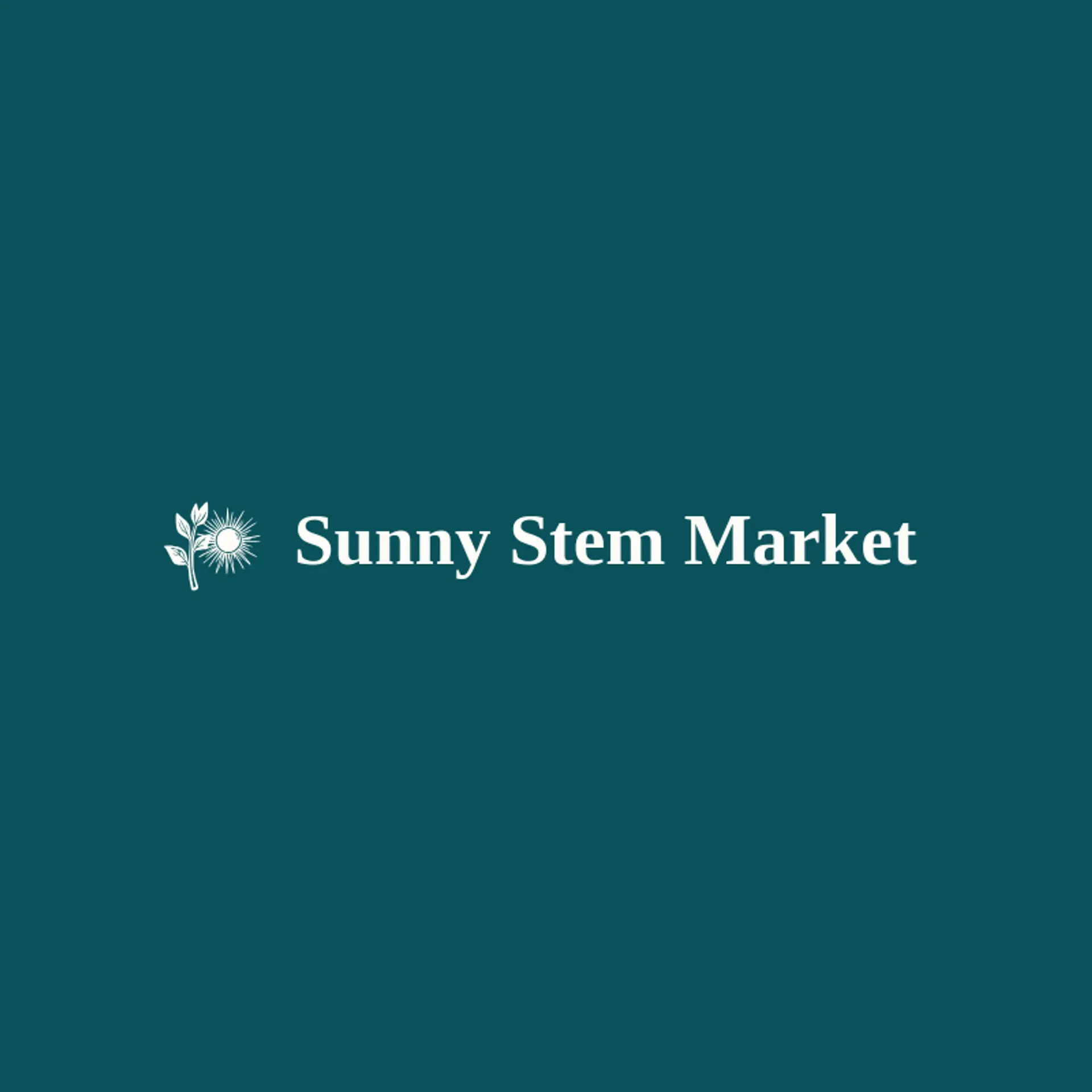 Sunny Stem Market logo for fresh