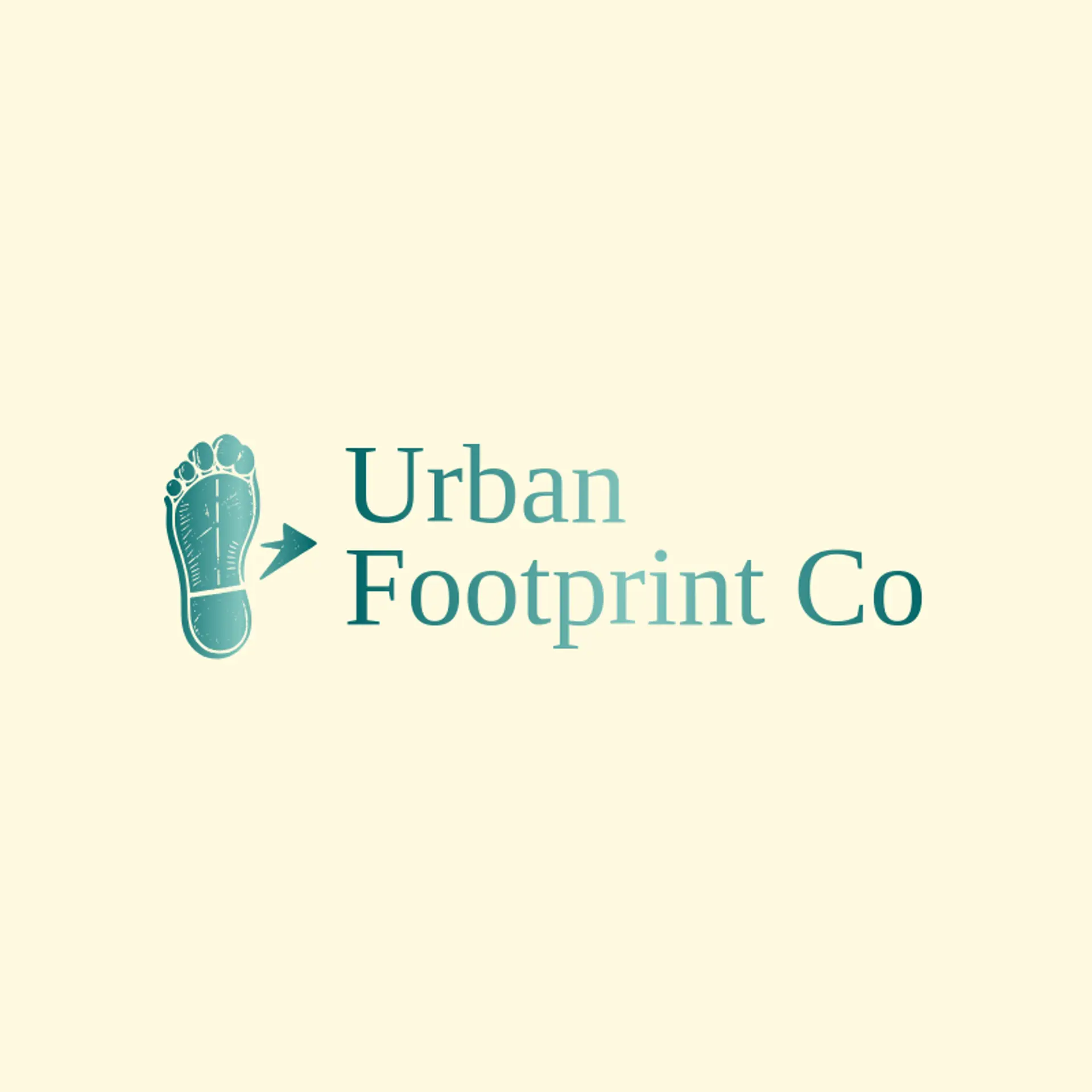 Urban Footprint Co logo for street