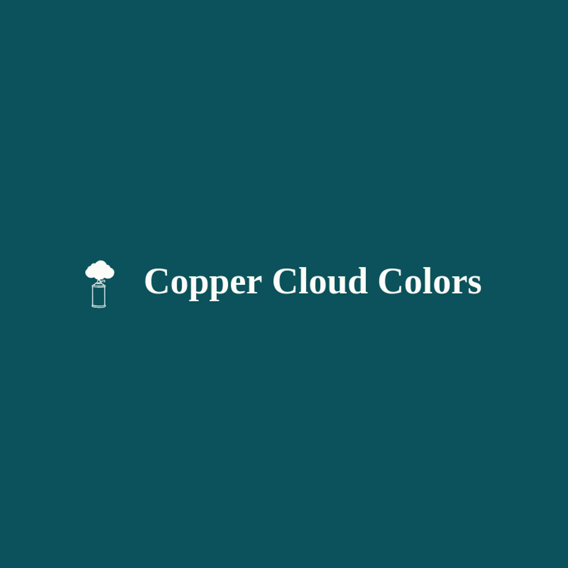Copper Cloud Colors logo for spray paint