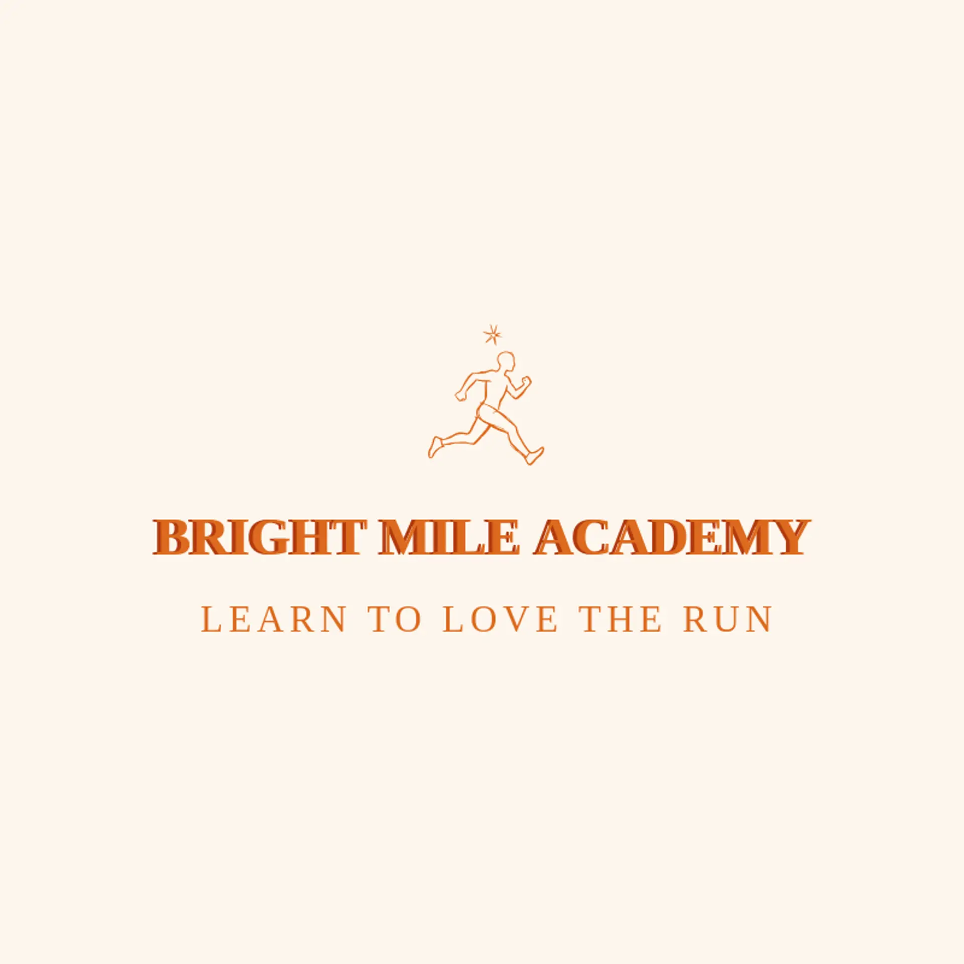 Bright Mile Academy logo for runner