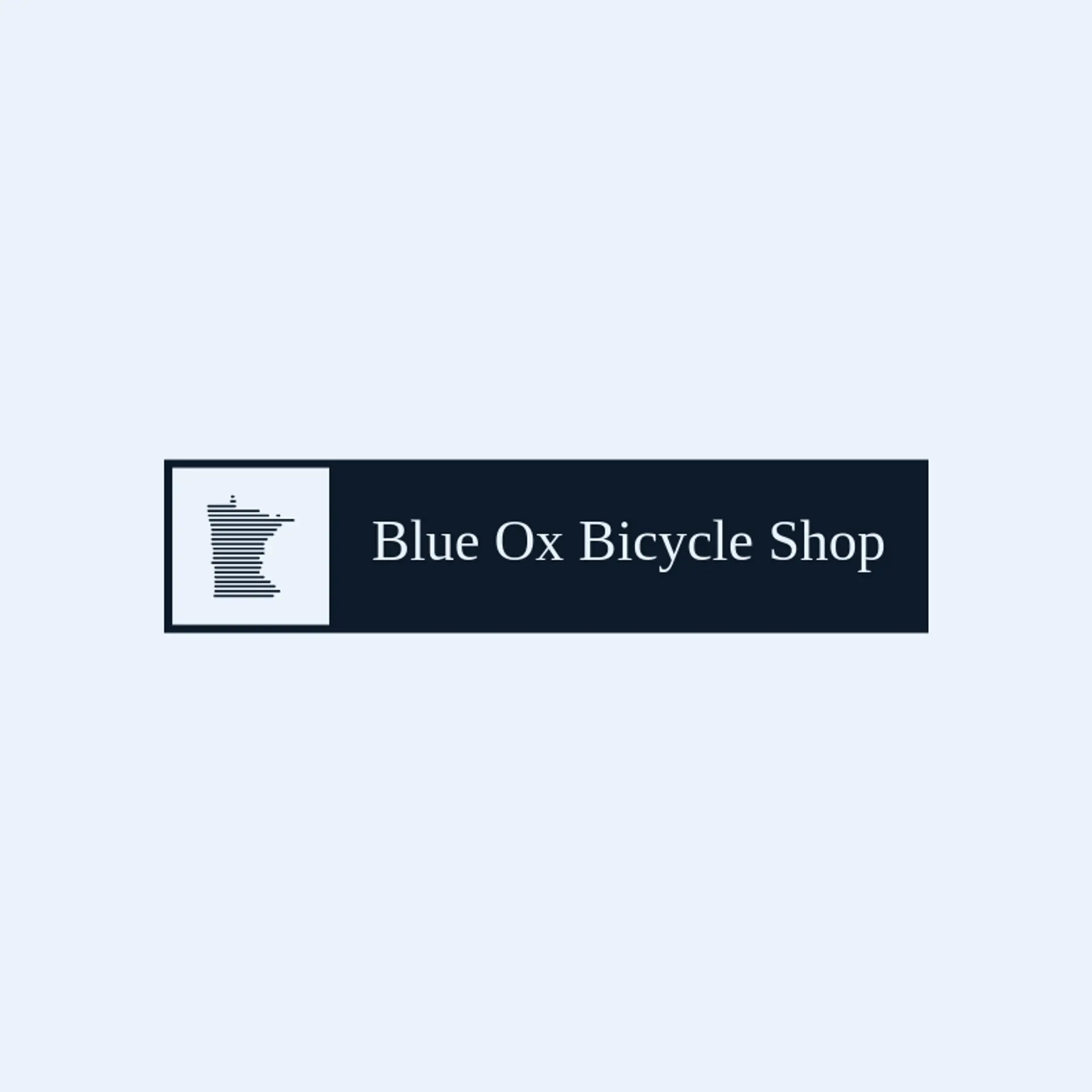 Blue Ox Bicycle Shop logo for minnesota