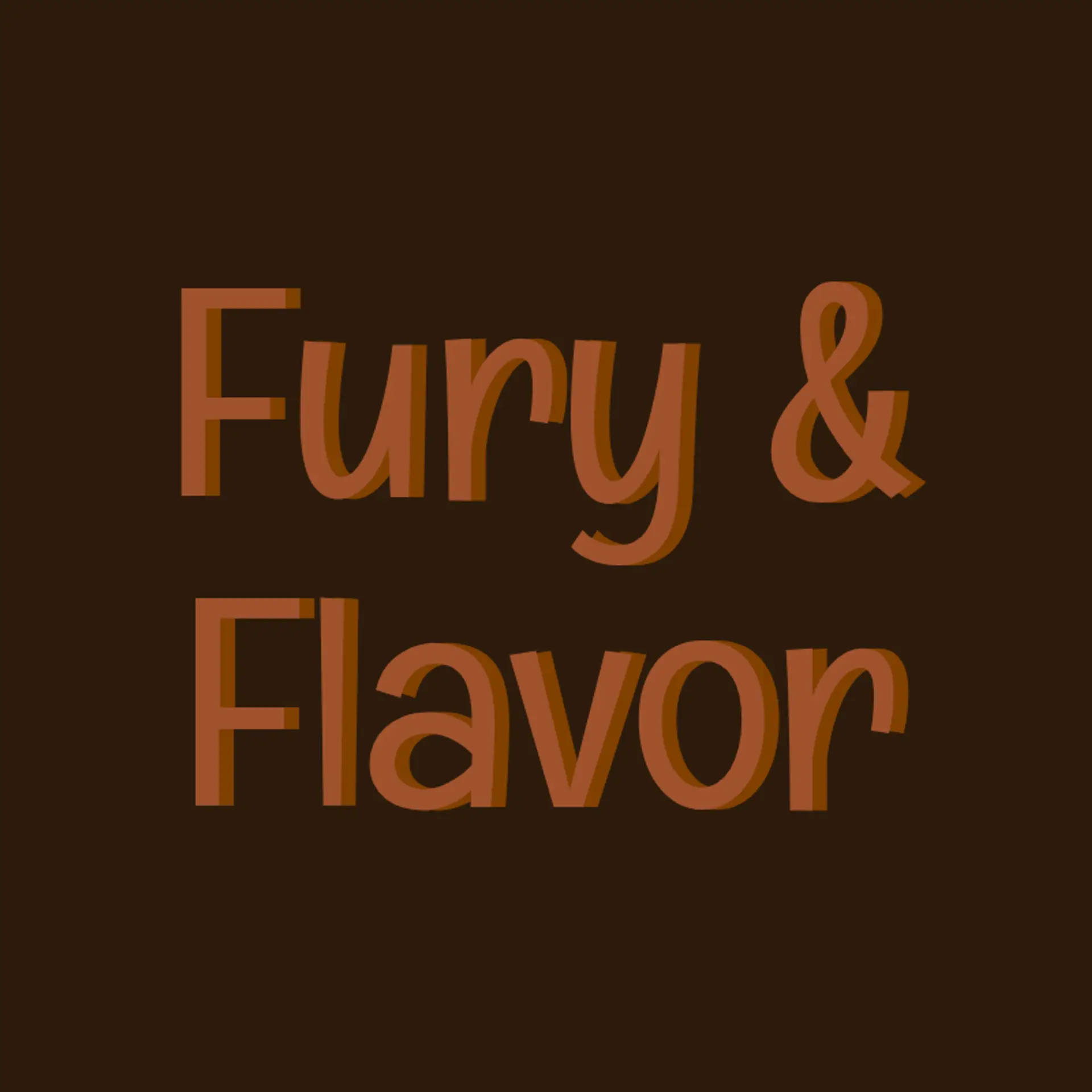 Fury & Flavor logo for bbq restaurant