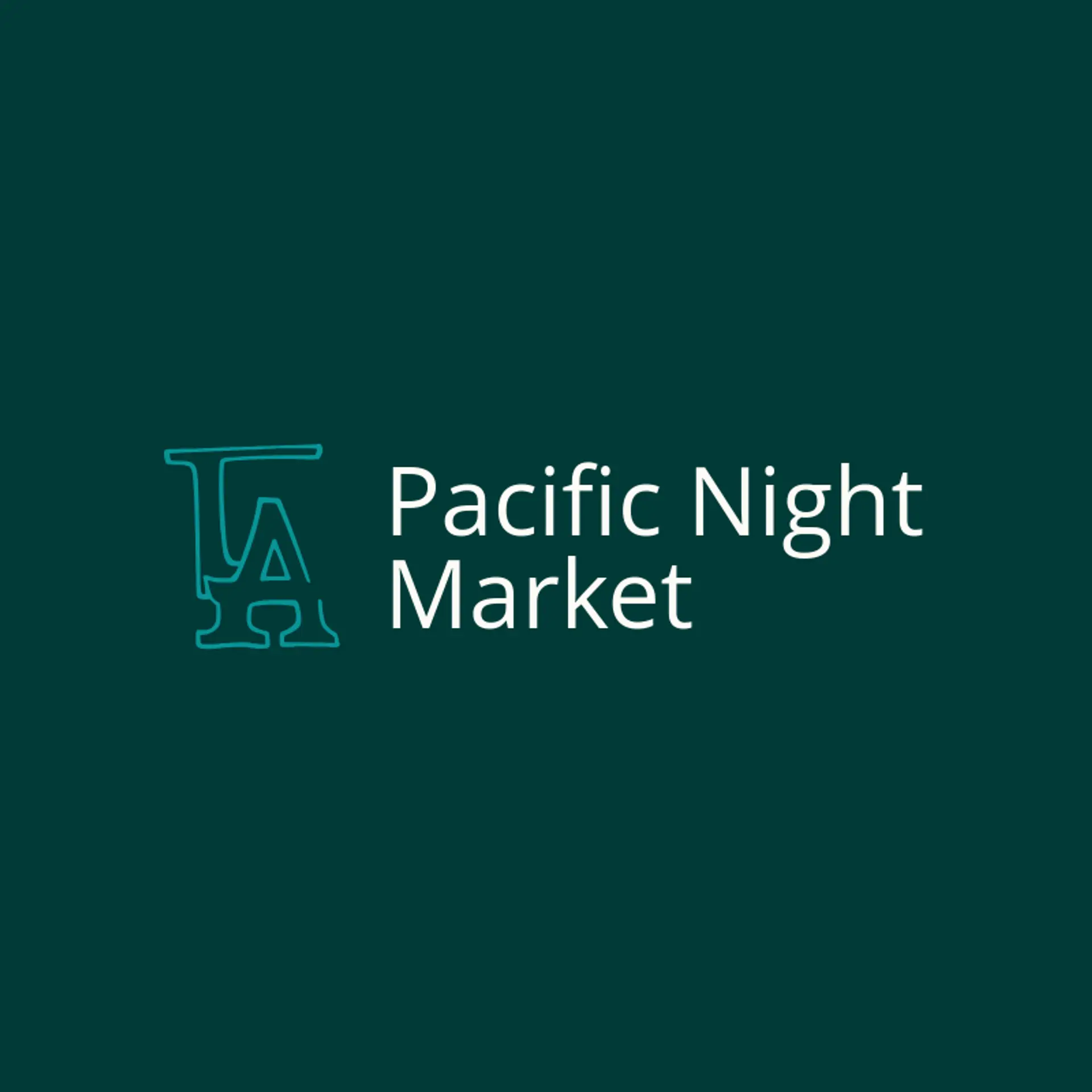 Pacific Night Market logo for los angeles