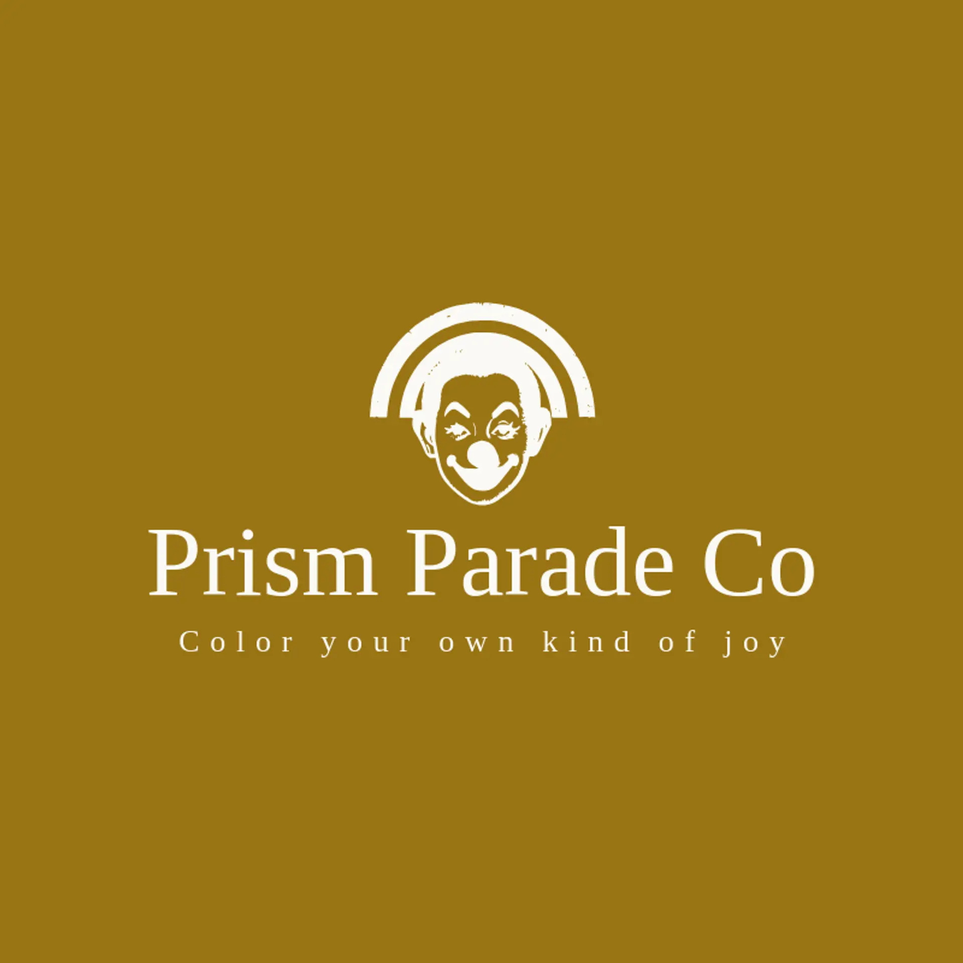 Prism Parade Co logo for clown