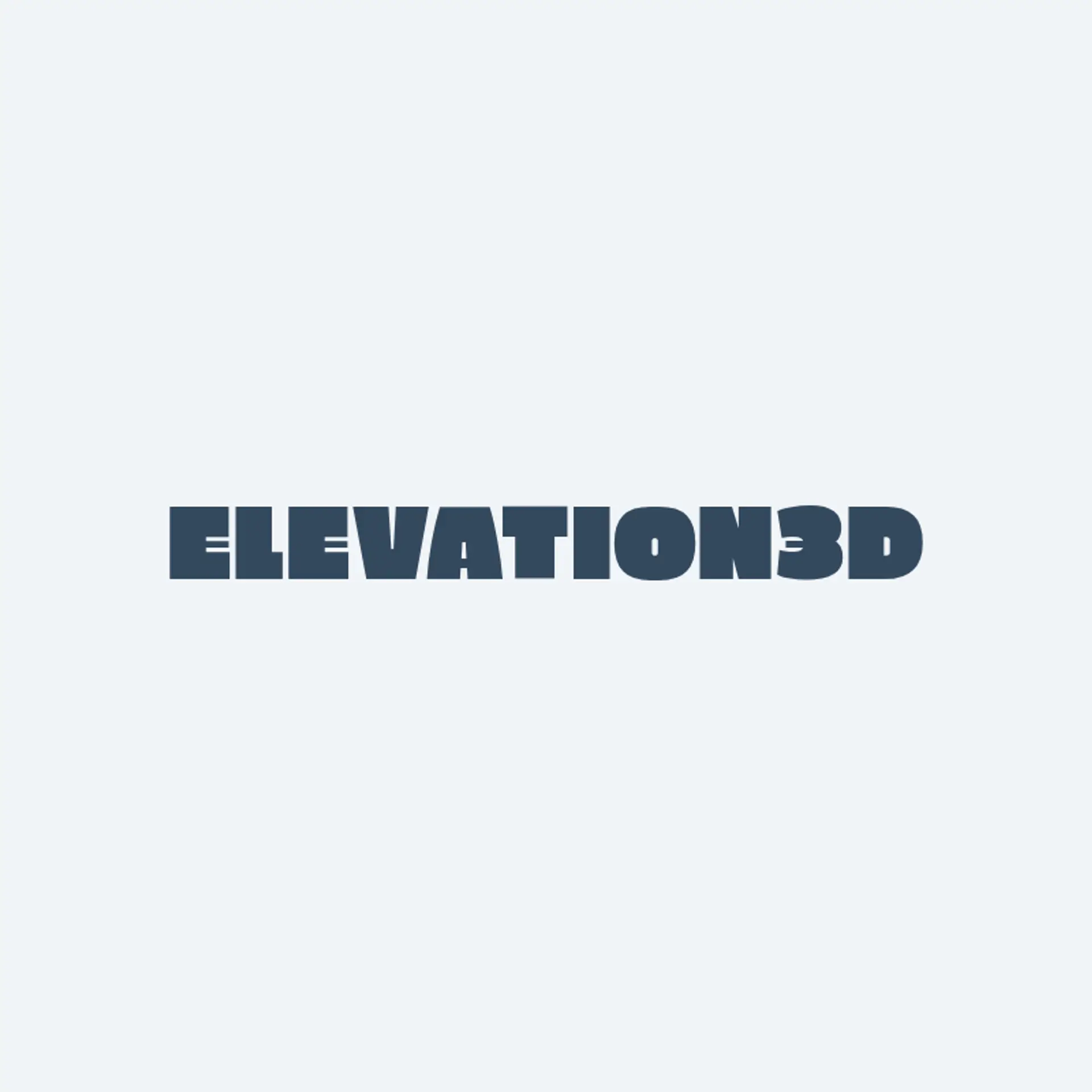 Elevation3D logo for construction 3d
