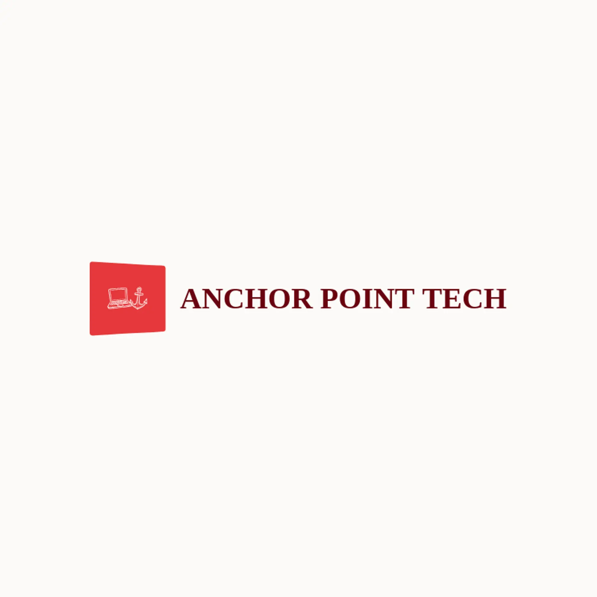 Anchor Point Tech logo for laptop
