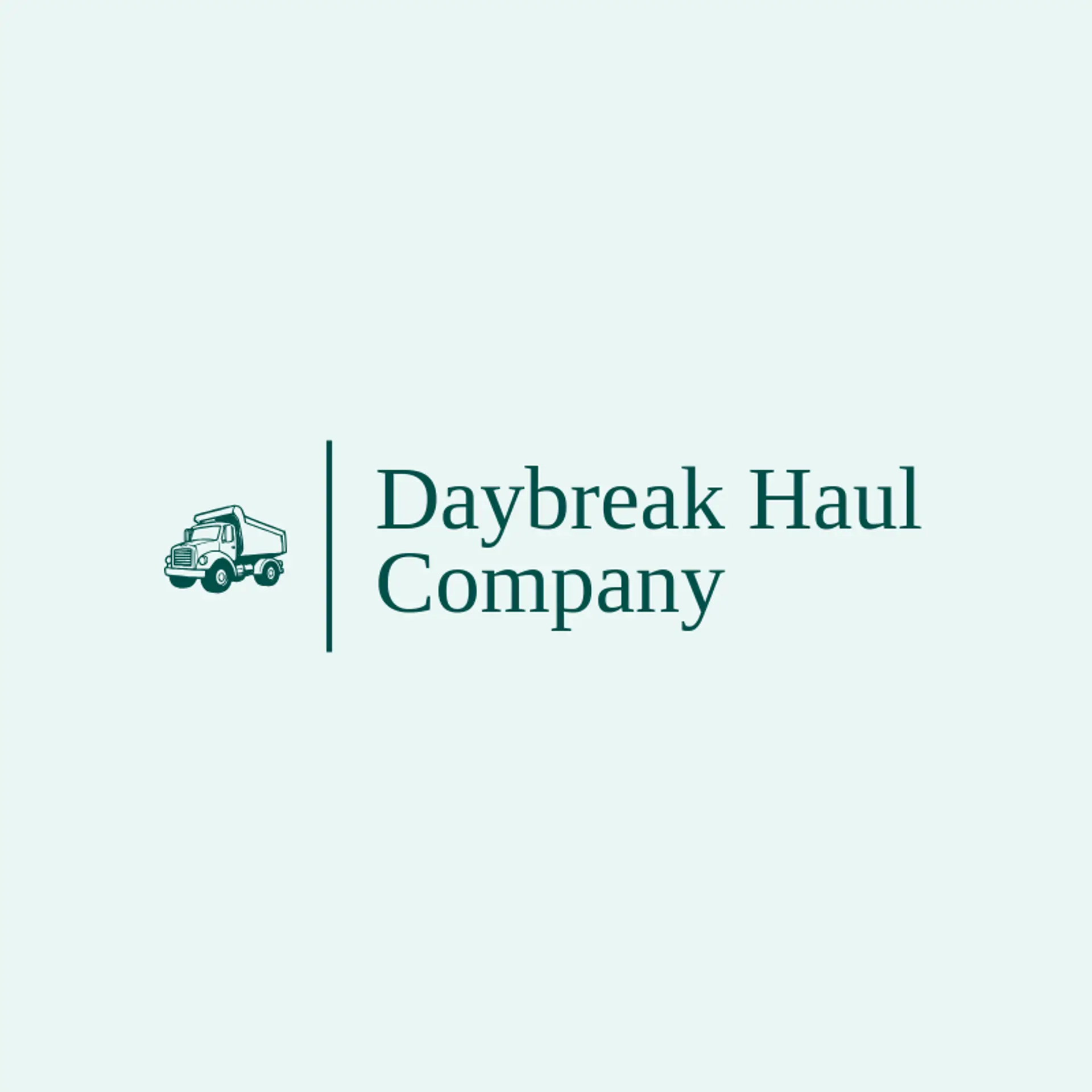 Daybreak Haul Company logo for hauling
