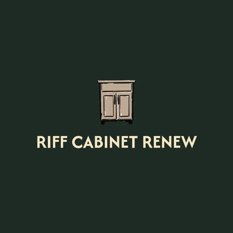 The painting name Riff Cabinet Renew as a branded logo with a single color icon