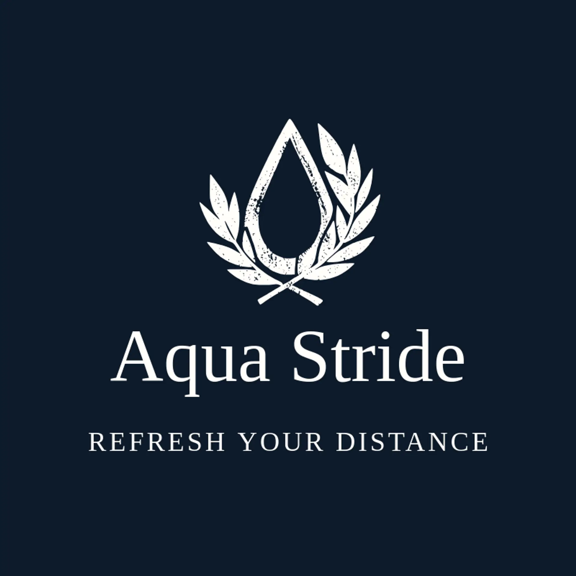 Aqua Stride logo for running