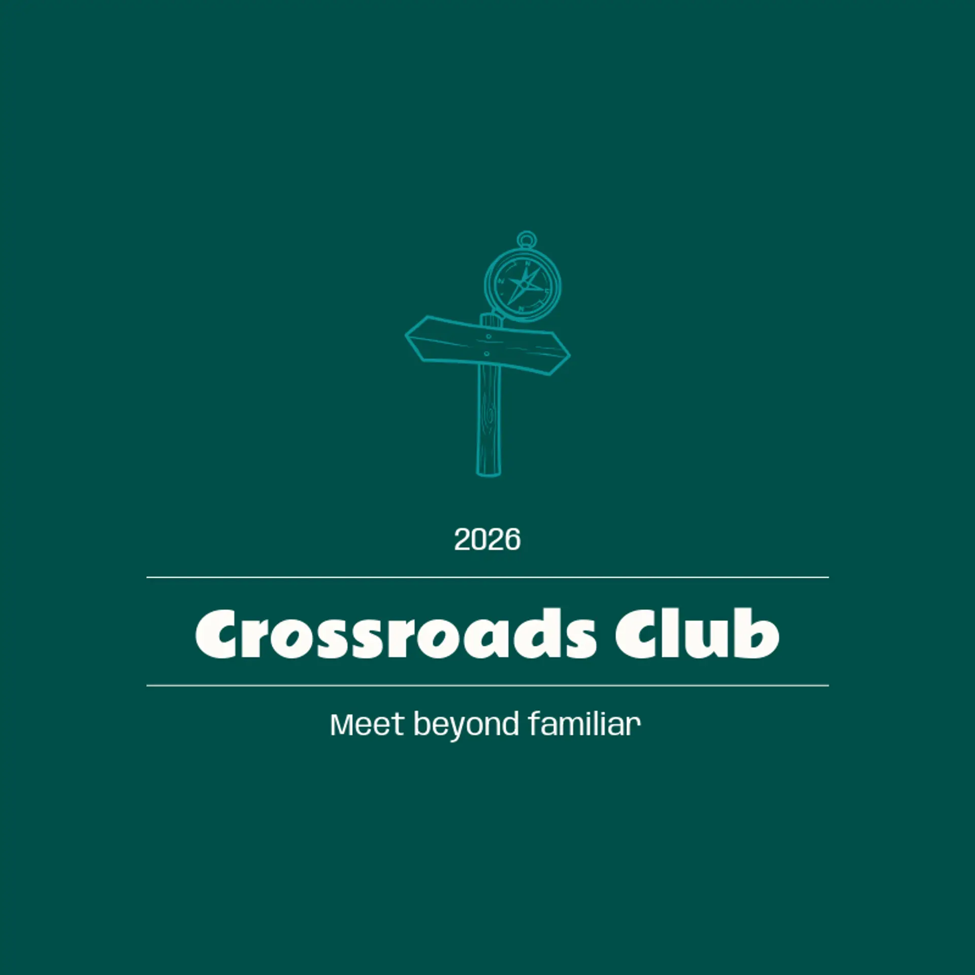 Crossroads Club logo for club