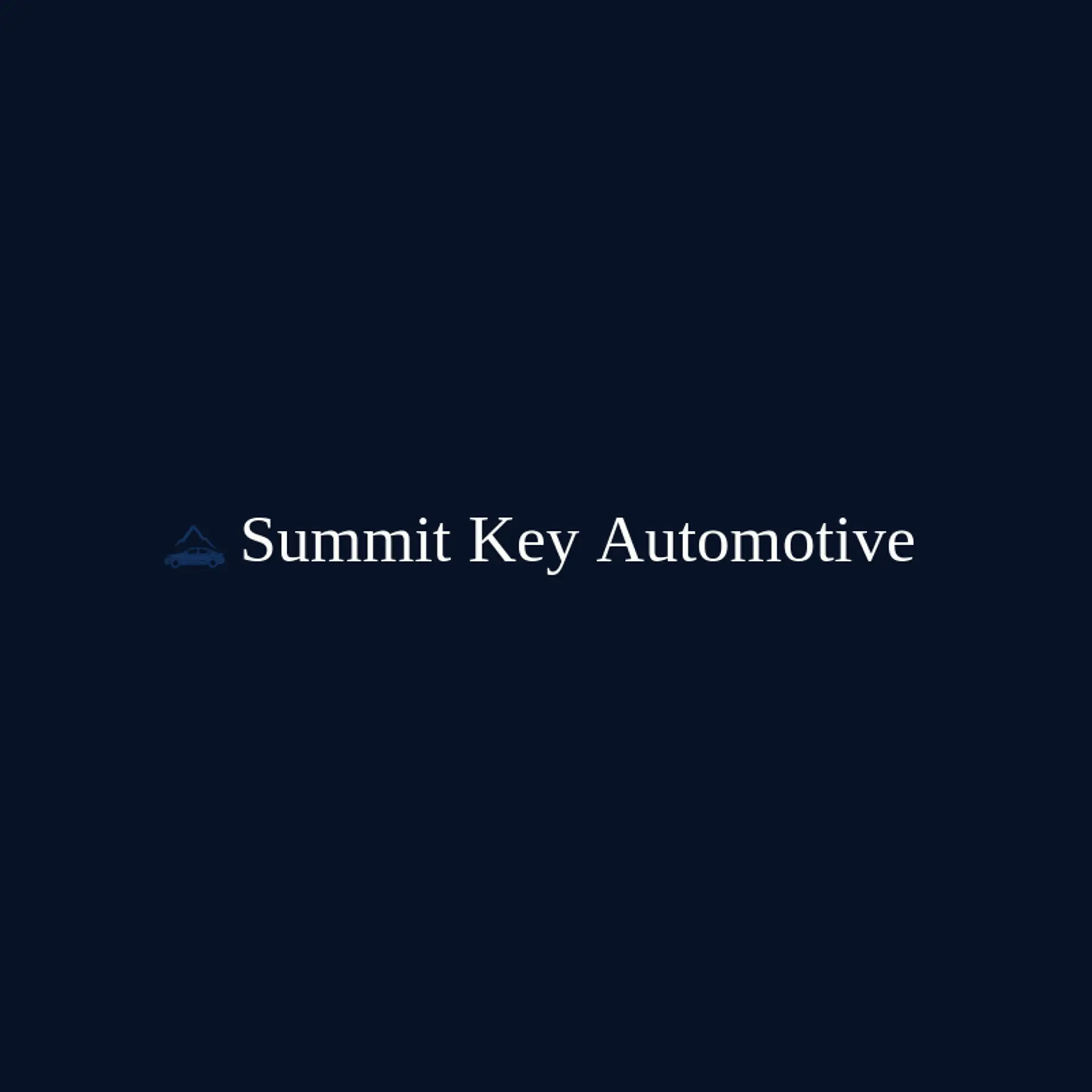 Summit Key Automotive logo for sedan