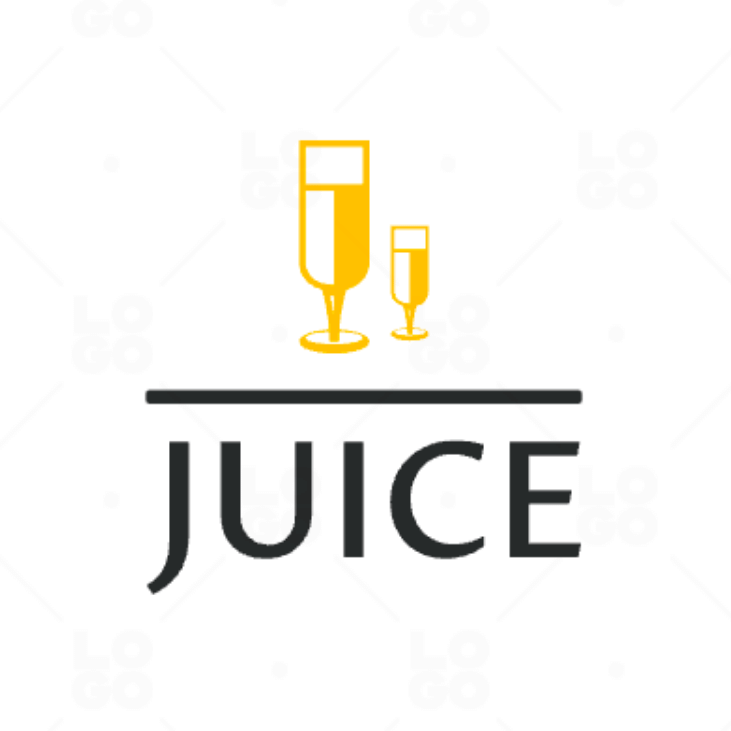 Fresh Summer Juice Character Logo
