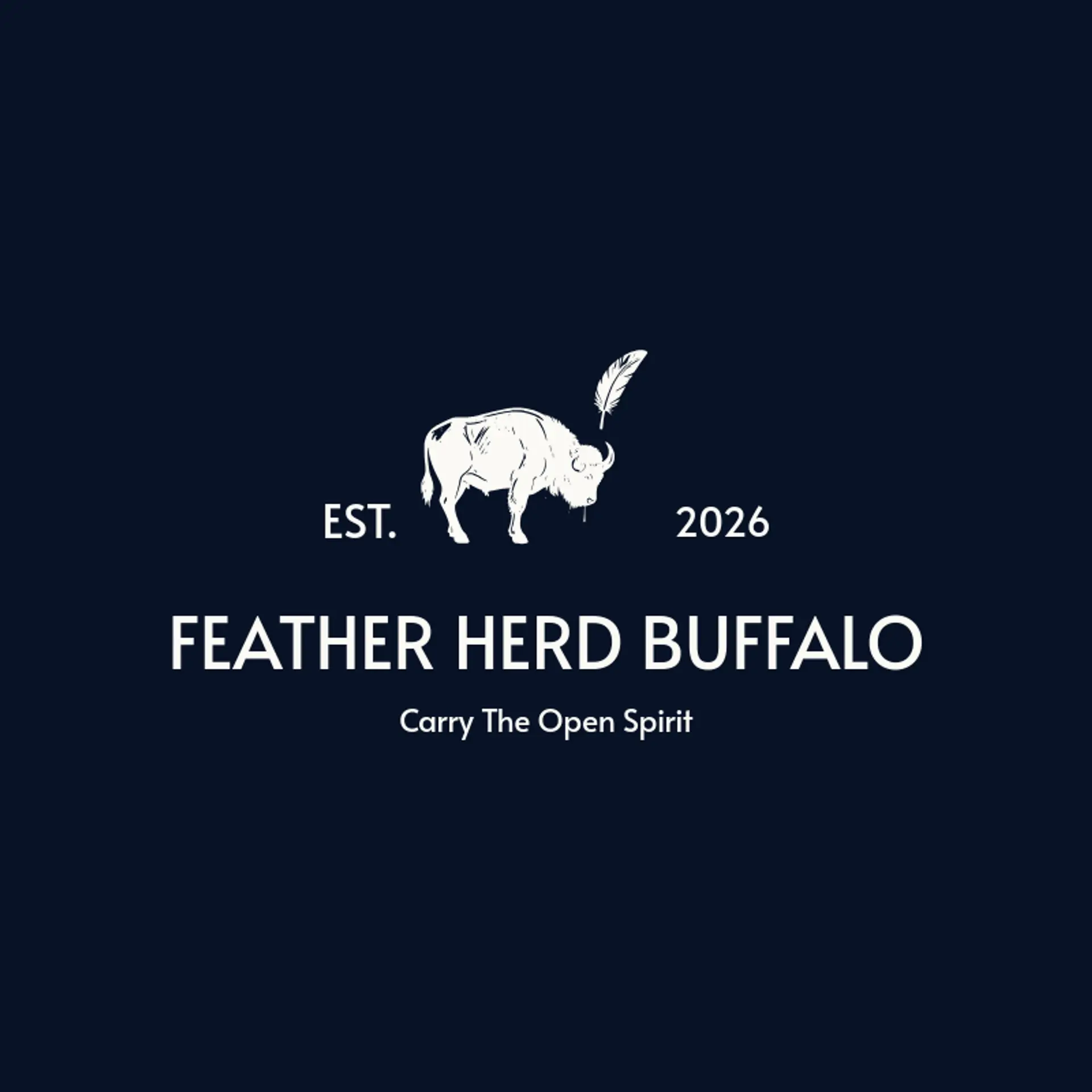 Feather Herd Buffalo logo for buffalo