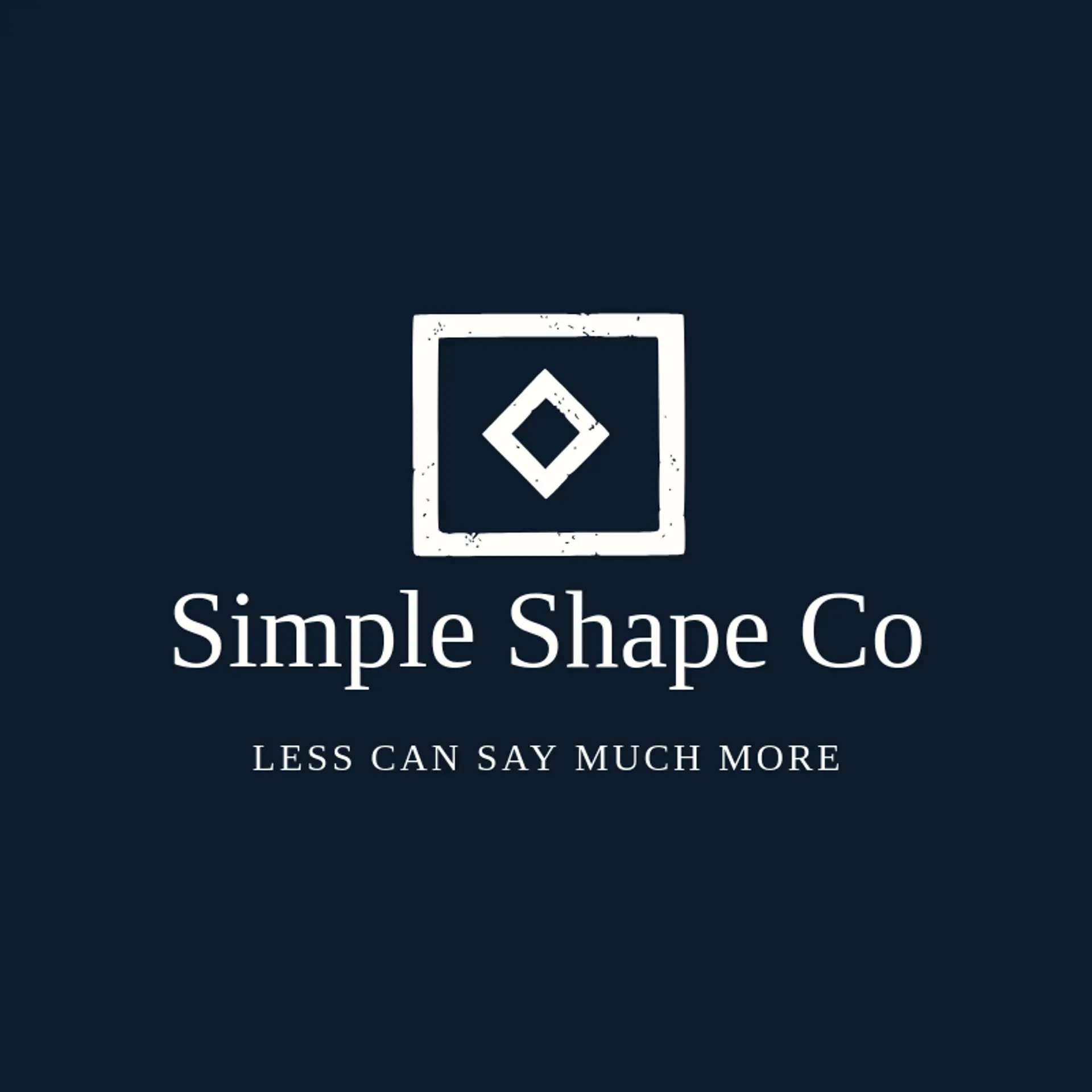 Simple Shape Co logo for rectangle