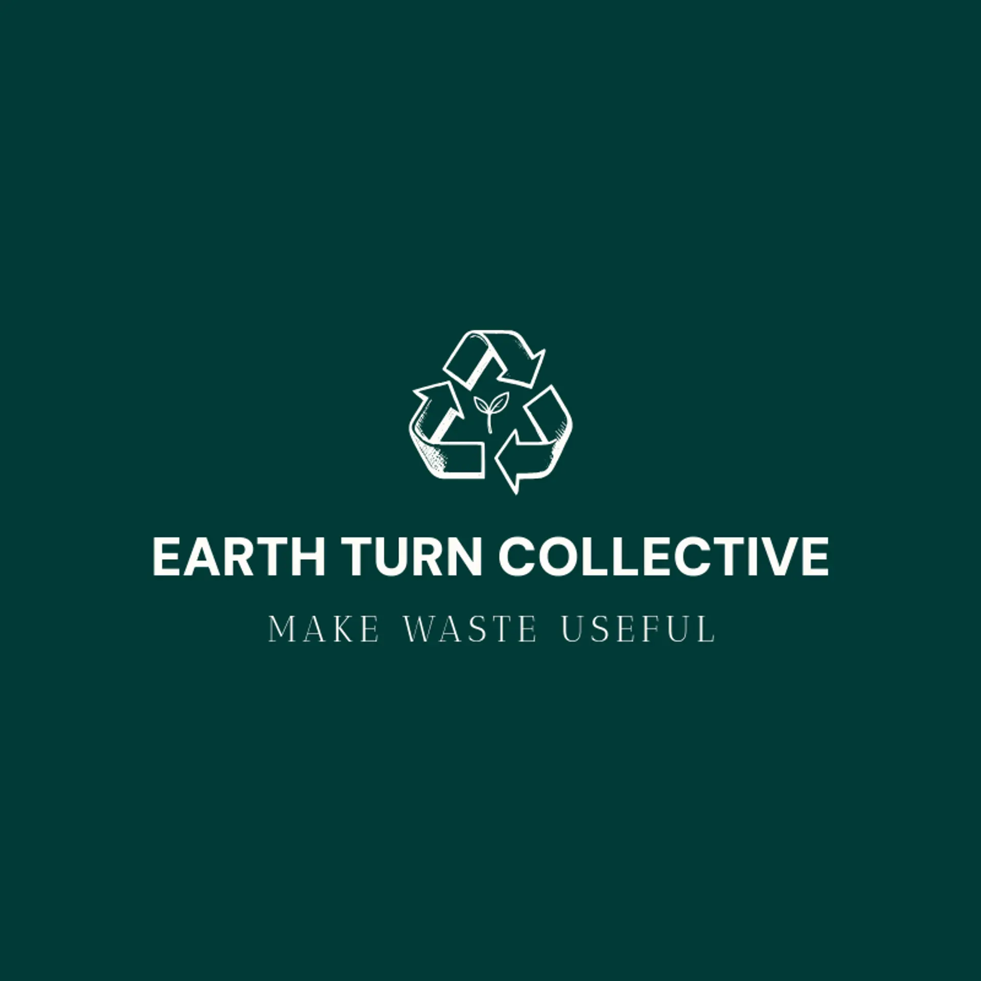 Earth Turn Collective logo for recycling