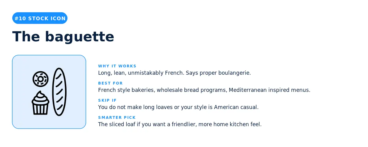 Stock icon: baguette